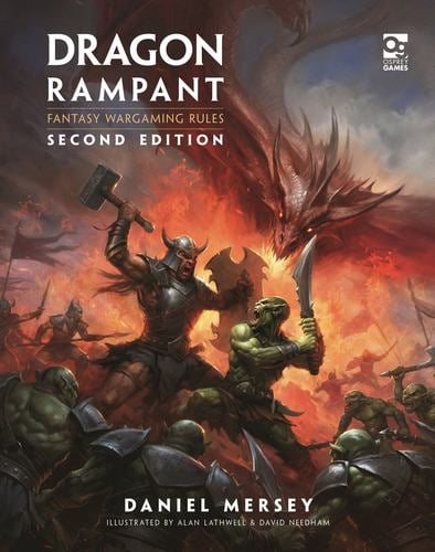 Osprey Games Dragon Rampant Second Edition Fantasy Wargaming Rules (Hardcover) 72o0r
