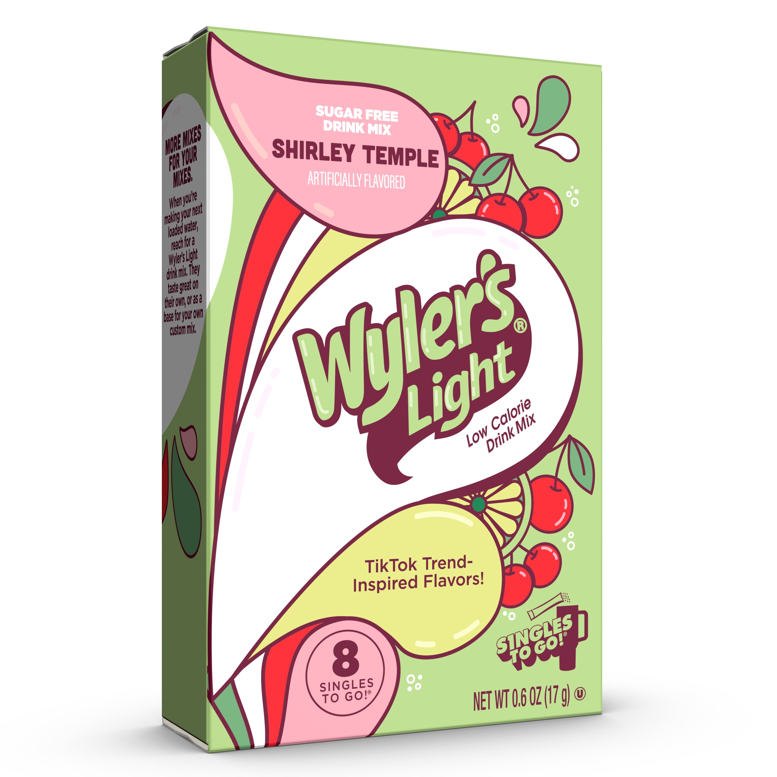 Wyler's Light WaterTok Shirley Temple Powdered Drink Mix (8 Count Packets) brdgh