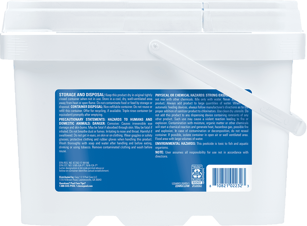 Clorox Pool&Spa Chlorinating Tablets for Swimming Pools (3 in, 5 lb) 3h3uc