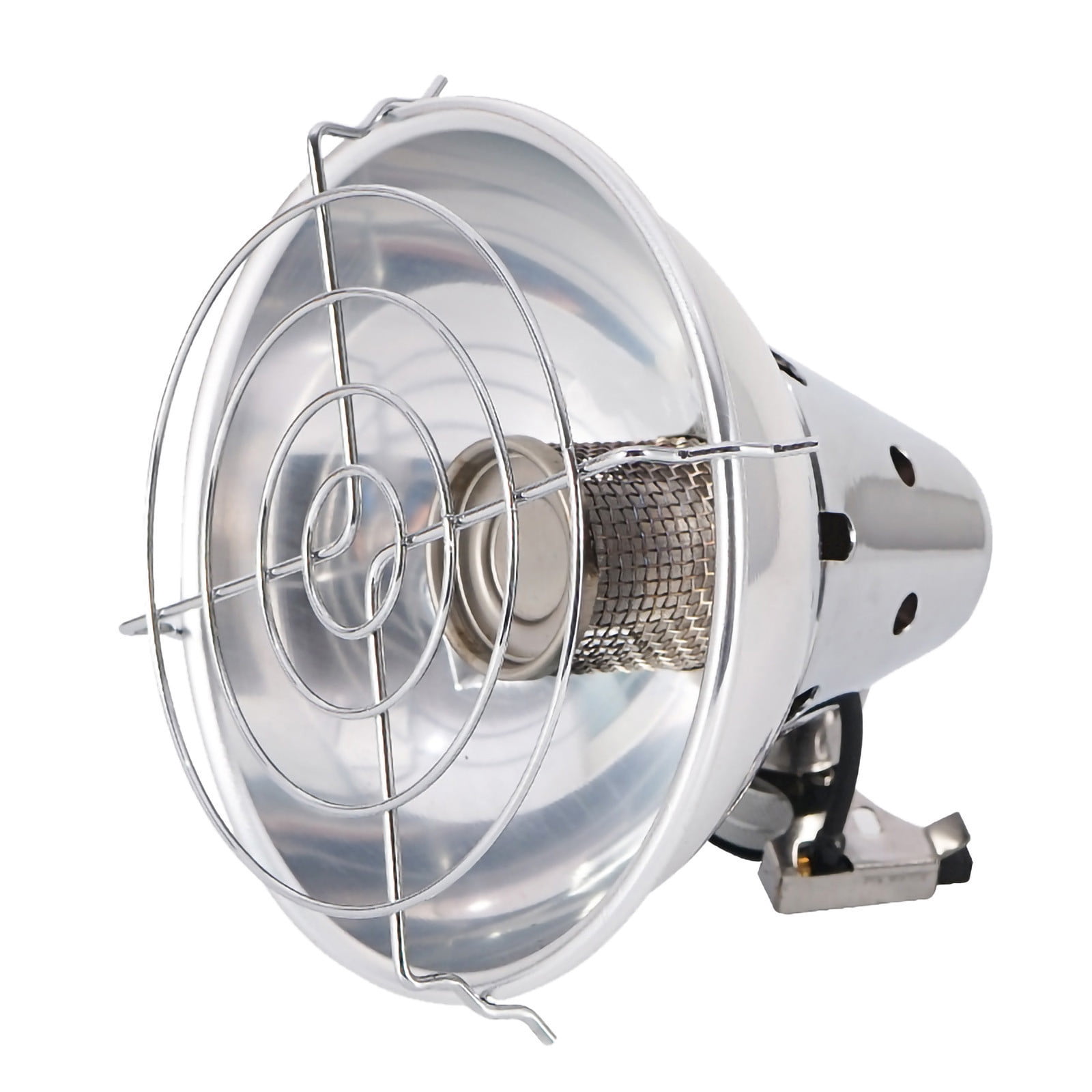 Boniawe PCTT15 Portable Propane Heater, Single Burner Radiant Heating (Silver, 15,000 BTU) 397lv