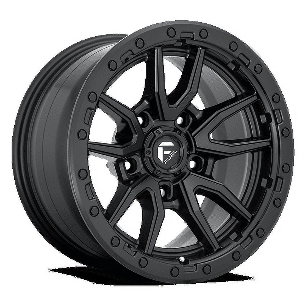 Fuel 1PC D679 Rebel Aluminum Wheel Rim (Matte Black, 17x9 in) rs7cj