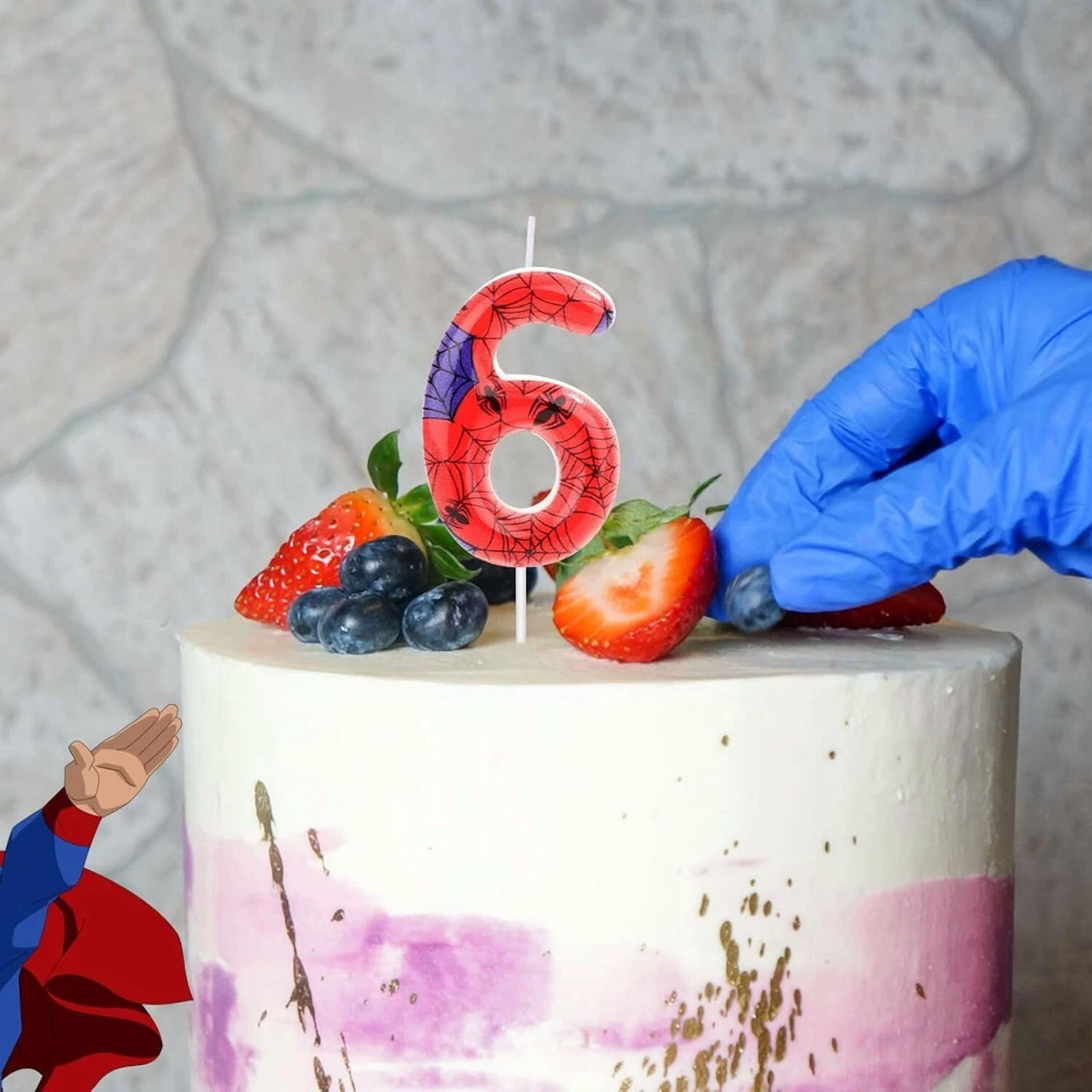VAULT Number Birthday Candle Cake Topper (Gold, 3 in) hdywl