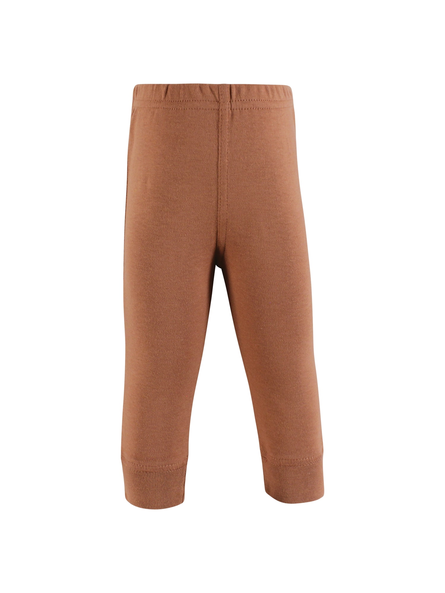 Hudson Baby Tapered Ankle Pants, Soft Cotton Everyday Wear (Brown, 4-Pack) 57qyz