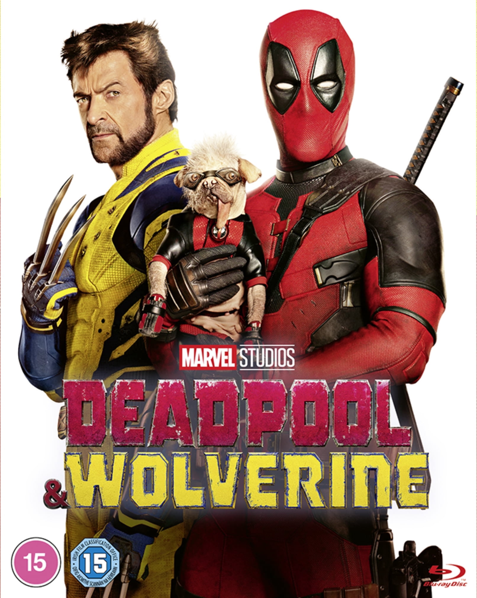 Marvel Deadpool & Wolverine (Blu-ray Disc, 2024 Action Adventure Movie) 1zlue
