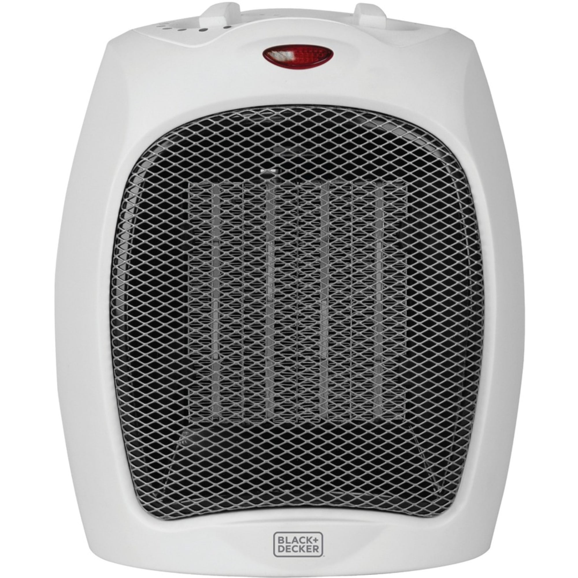 BLACK+DECKER Portable Ceramic Space Heater with Adjustable Thermostat (Black, 7.5 x 6.3 x 9.5 in) ism4p