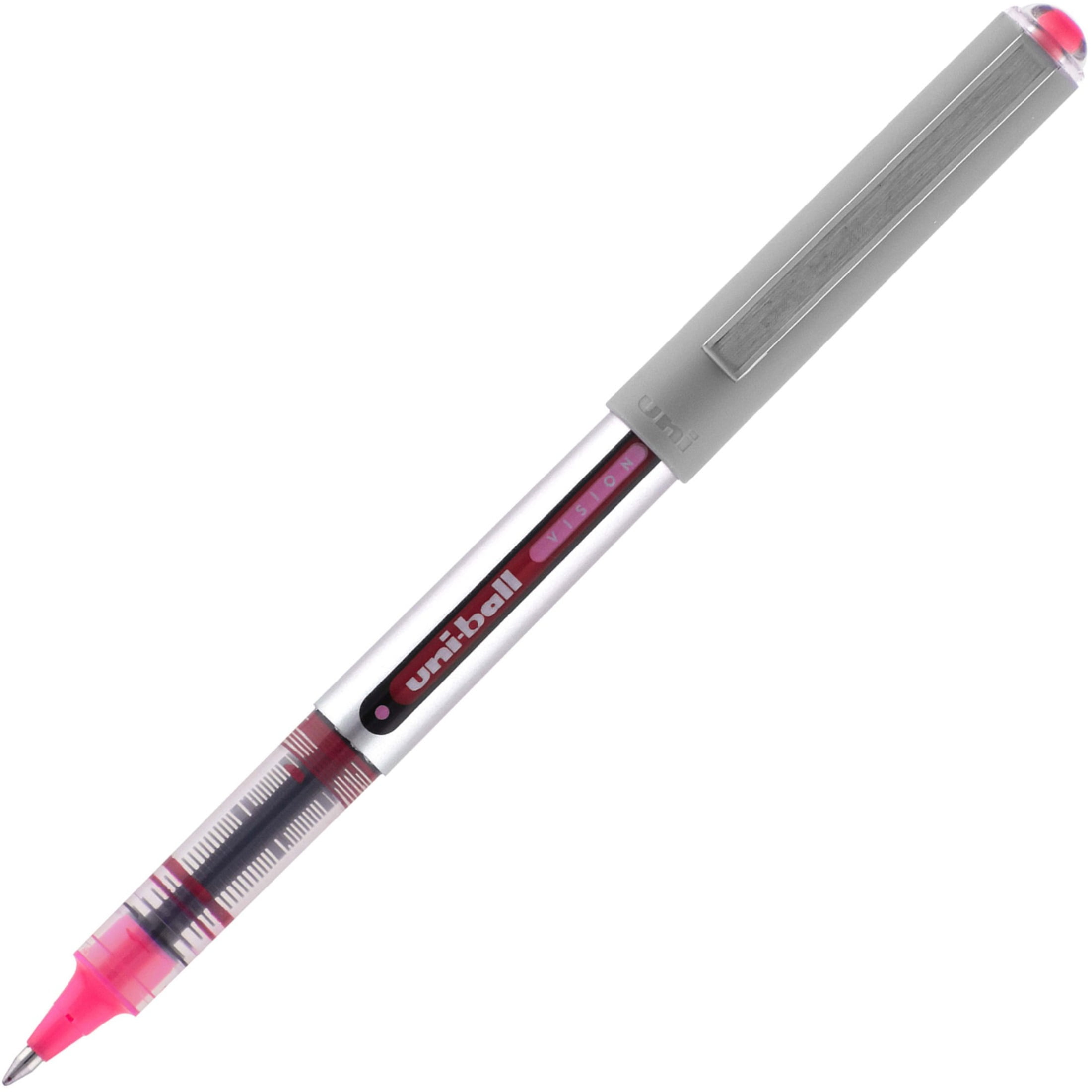 uniball Vision Rollerball Pen Fine Point Archival Quality Ink (Black, 8 Pack) 3ct9t