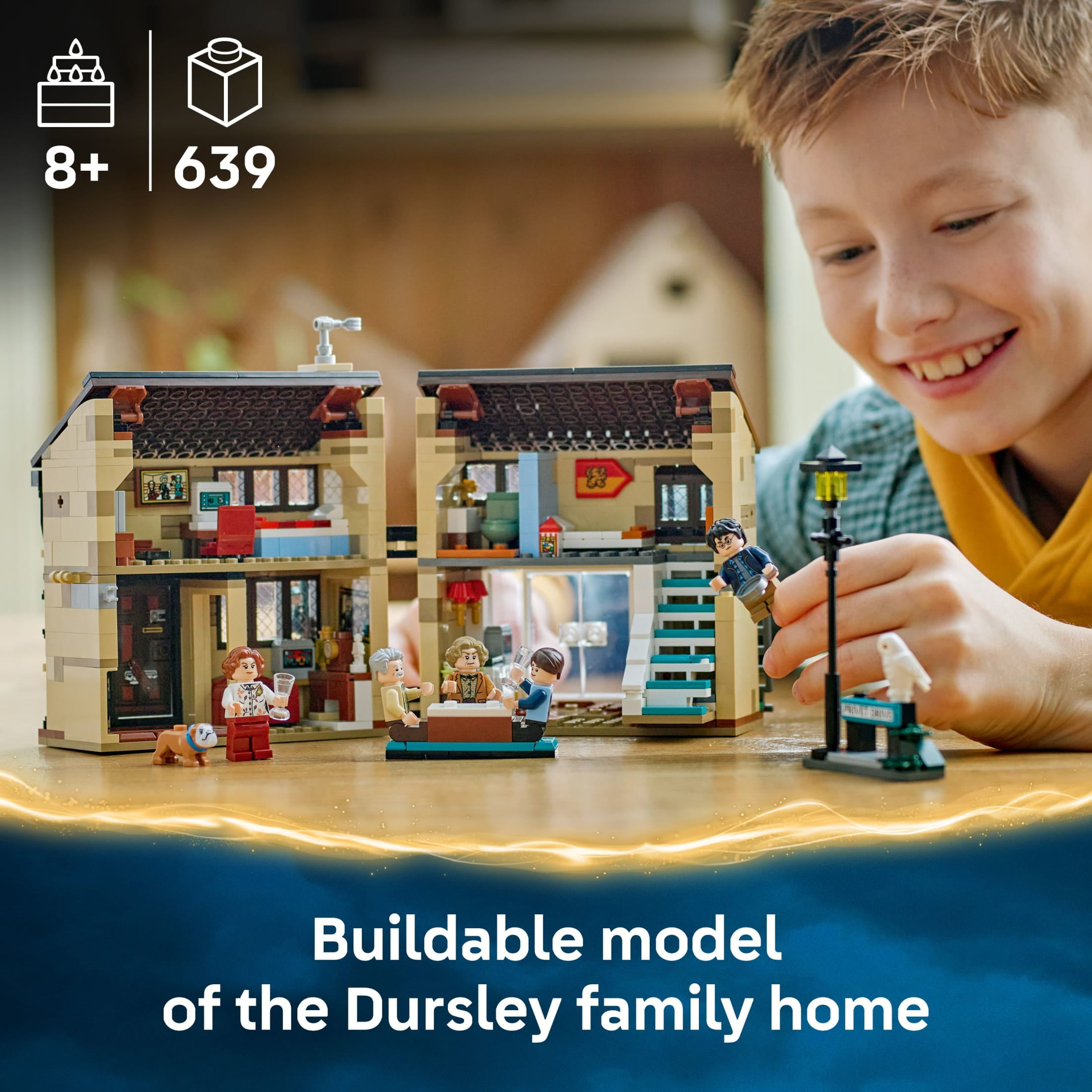 LEGO Harry Potter Privet Drive: Aunt Marge’s Visit Building Set (639 Pieces) fcz8f