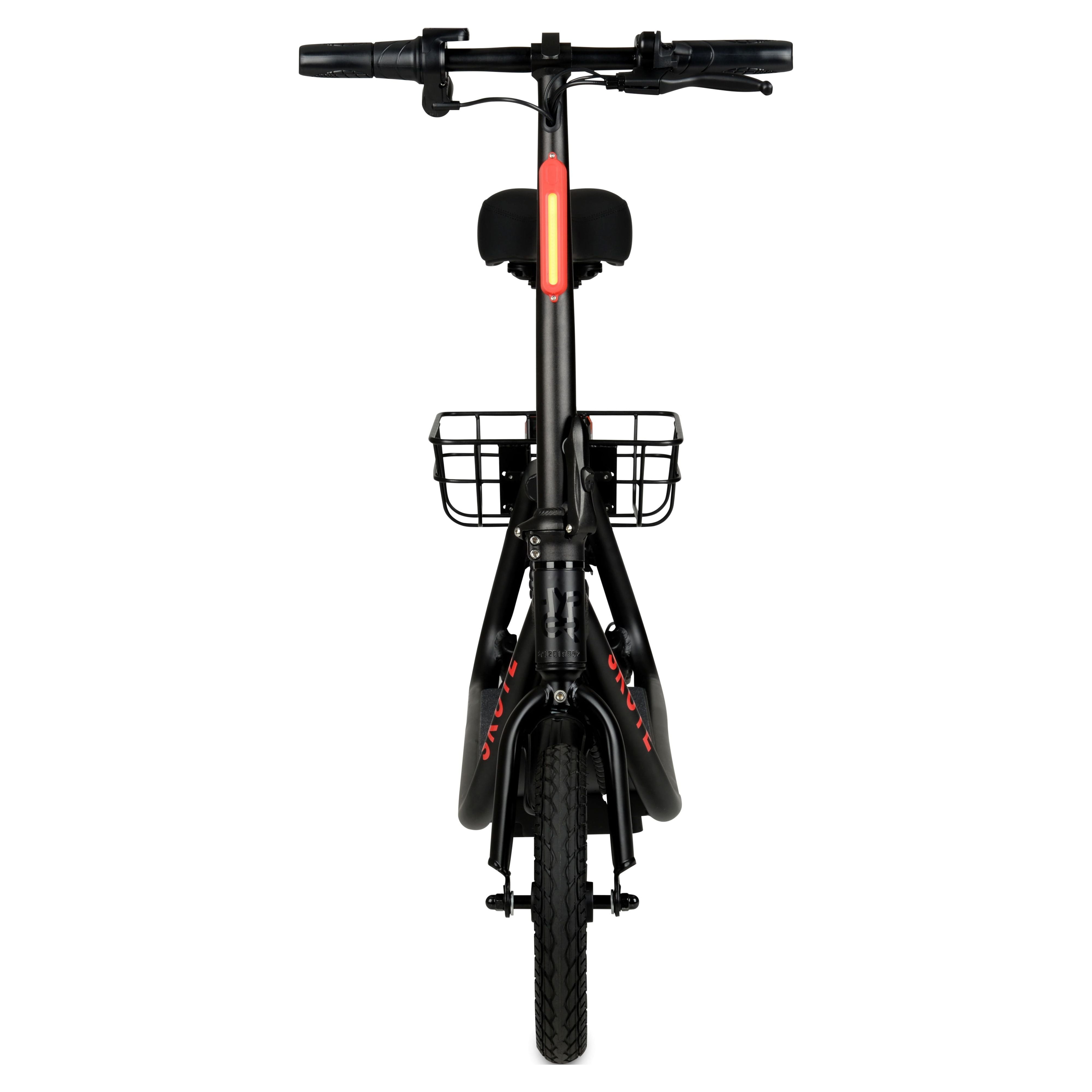 Hyper Toy Company Seated Electric Scooter, 250W Motor, Foldable Design (Black, 15 mph) np27n