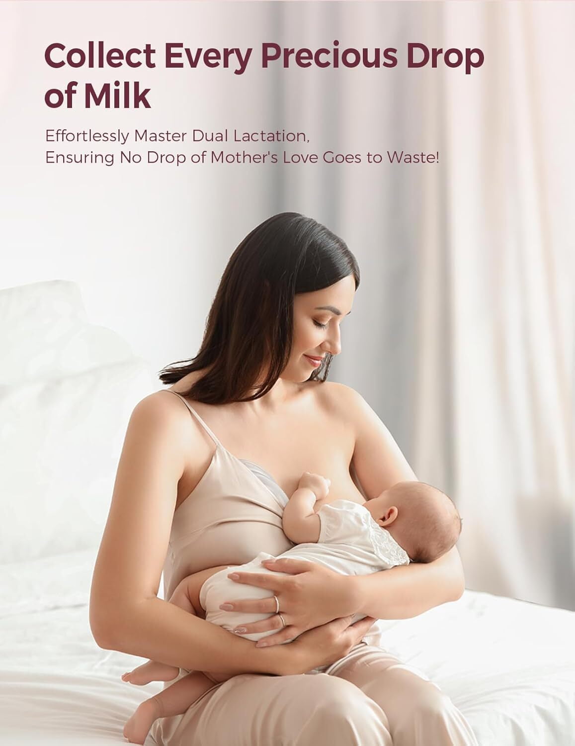 Momcozy Breast Milk Collector for Breastfeeding, Reusable Silicone Shells (White, 3 fl oz, 2 Count) m4soc