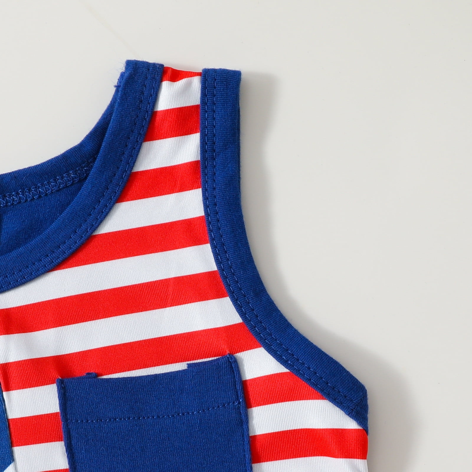 Odeerbi Infant Boys 2 Piece Independence Day Outfit Set (Blue, 2T) wcp3w