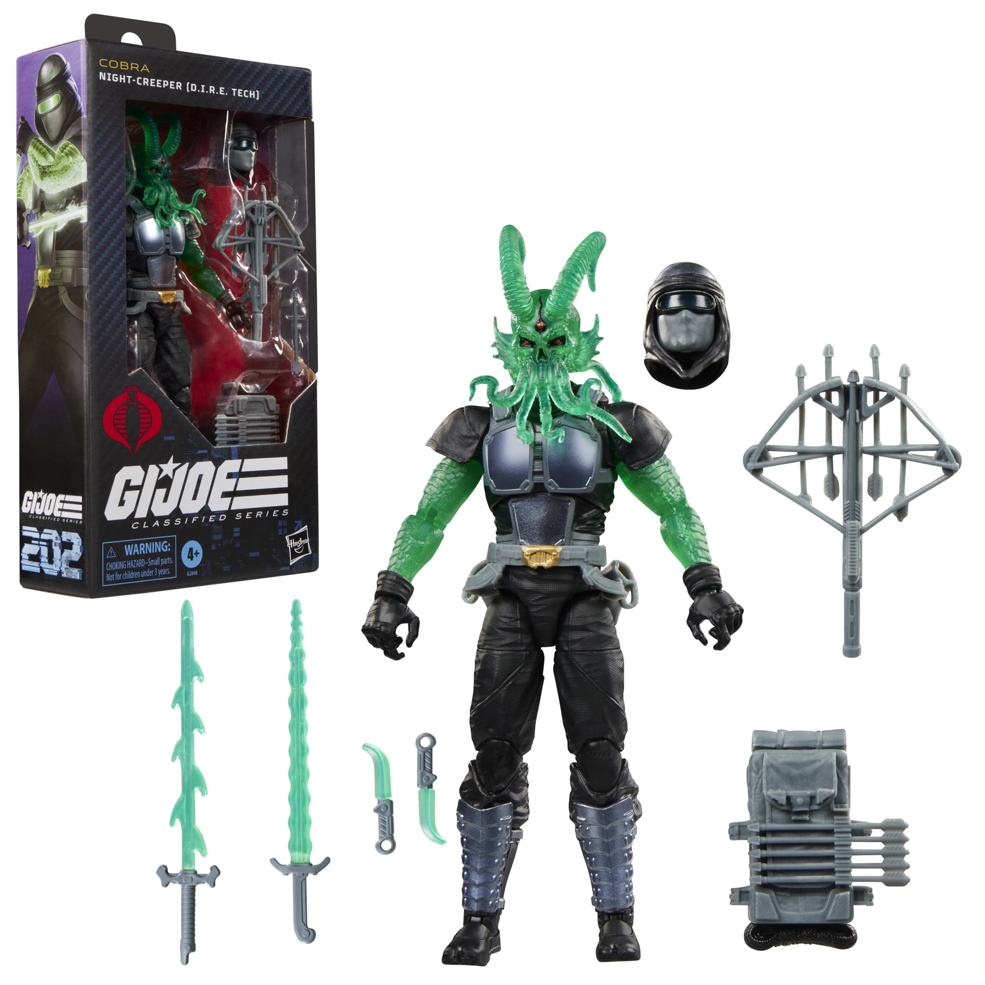 G.I. Joe Classified Series Night-Creeper D.I.R.E. Tech Action Figure (6 in) xb2ls