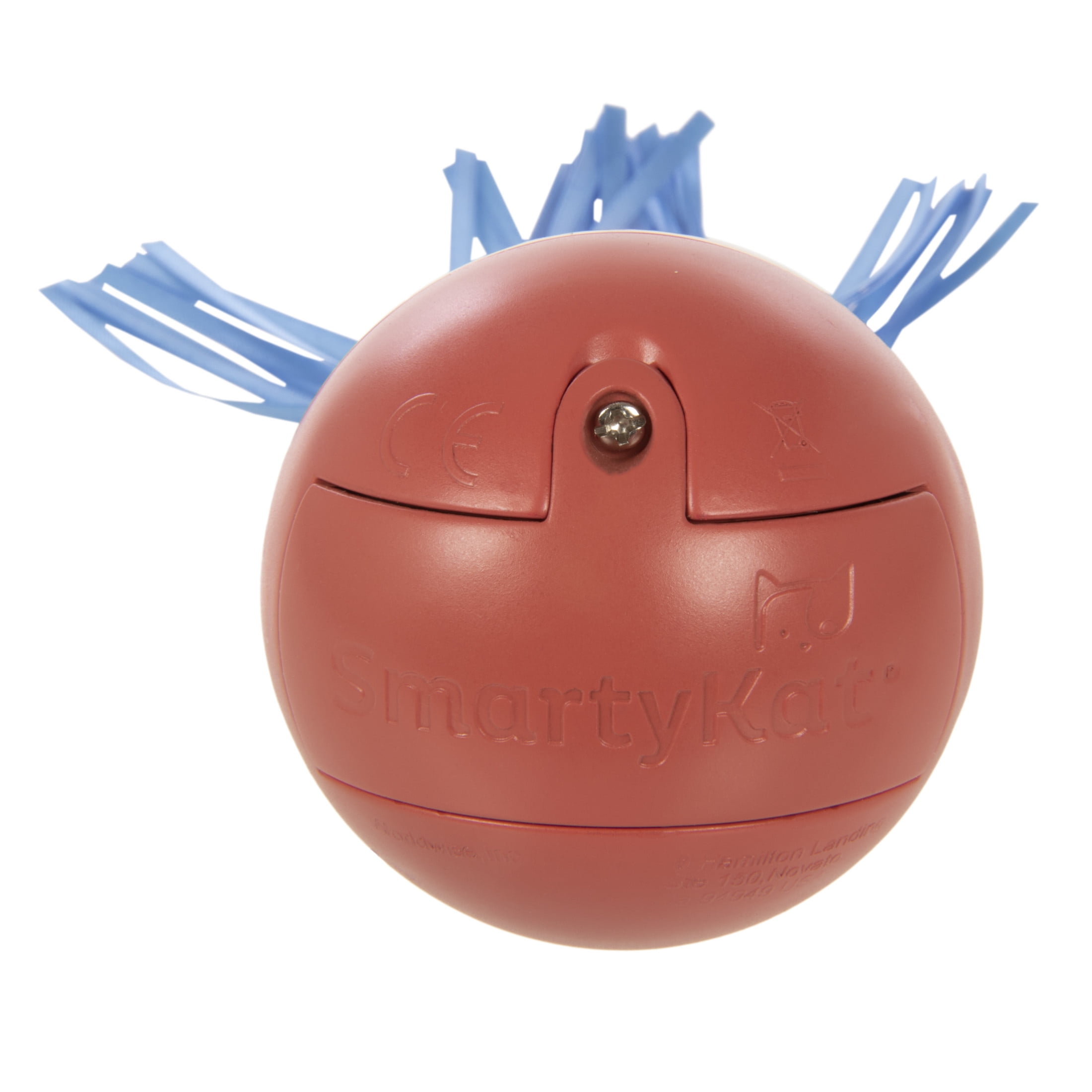 SmartyKat Twirly Top Electronic Motion Ball Cat Toy (Blue, 1 Count) 9s2sn