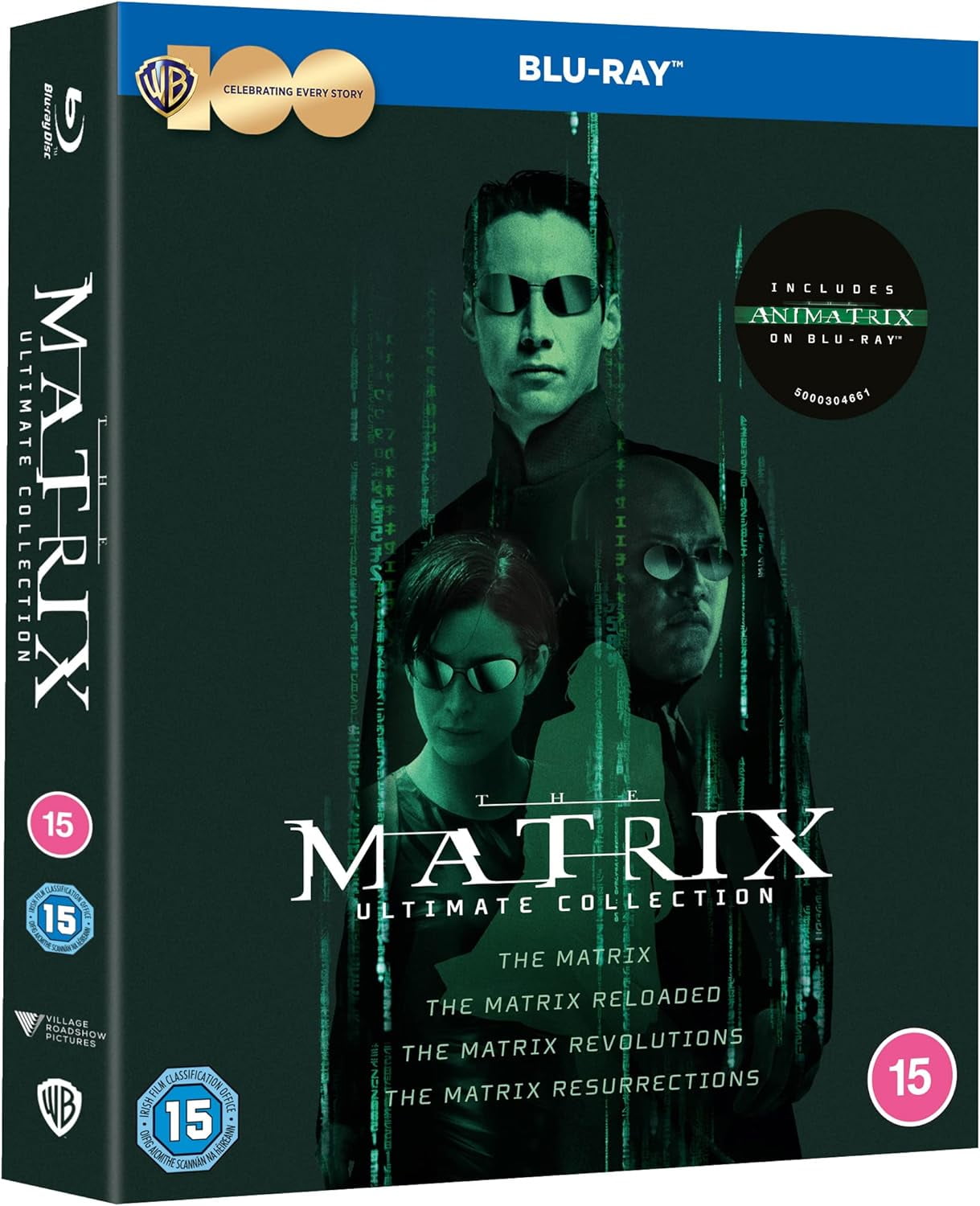 Warner Bros. The Ultimate Matrix Collection (Blu-ray, 7-Disc Set) sk1dt