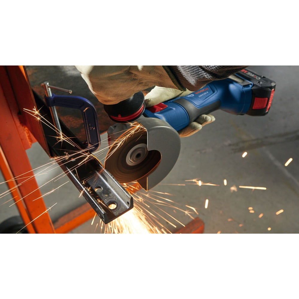 Bosch GWX18V-8N-RT 18V Brushless Cordless X-LOCK Angle Grinder (Refurbished, 4.5 in) 3mski