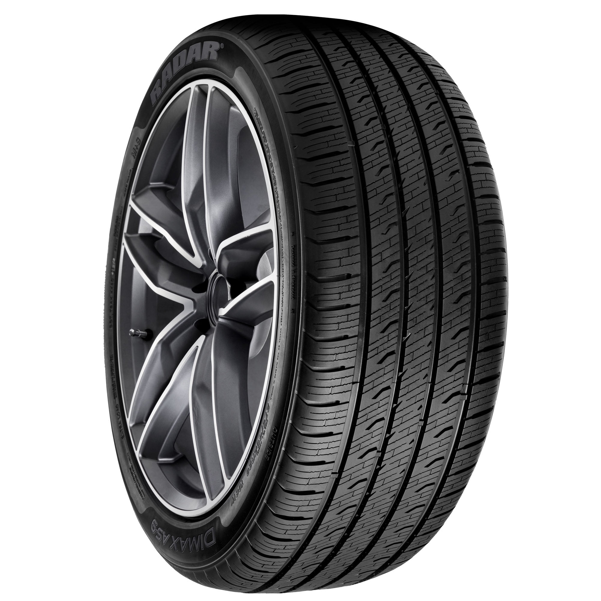 Radar Dimax AS-9 All Season Passenger Tire (Black Sidewall, 225/55R17) ye57k