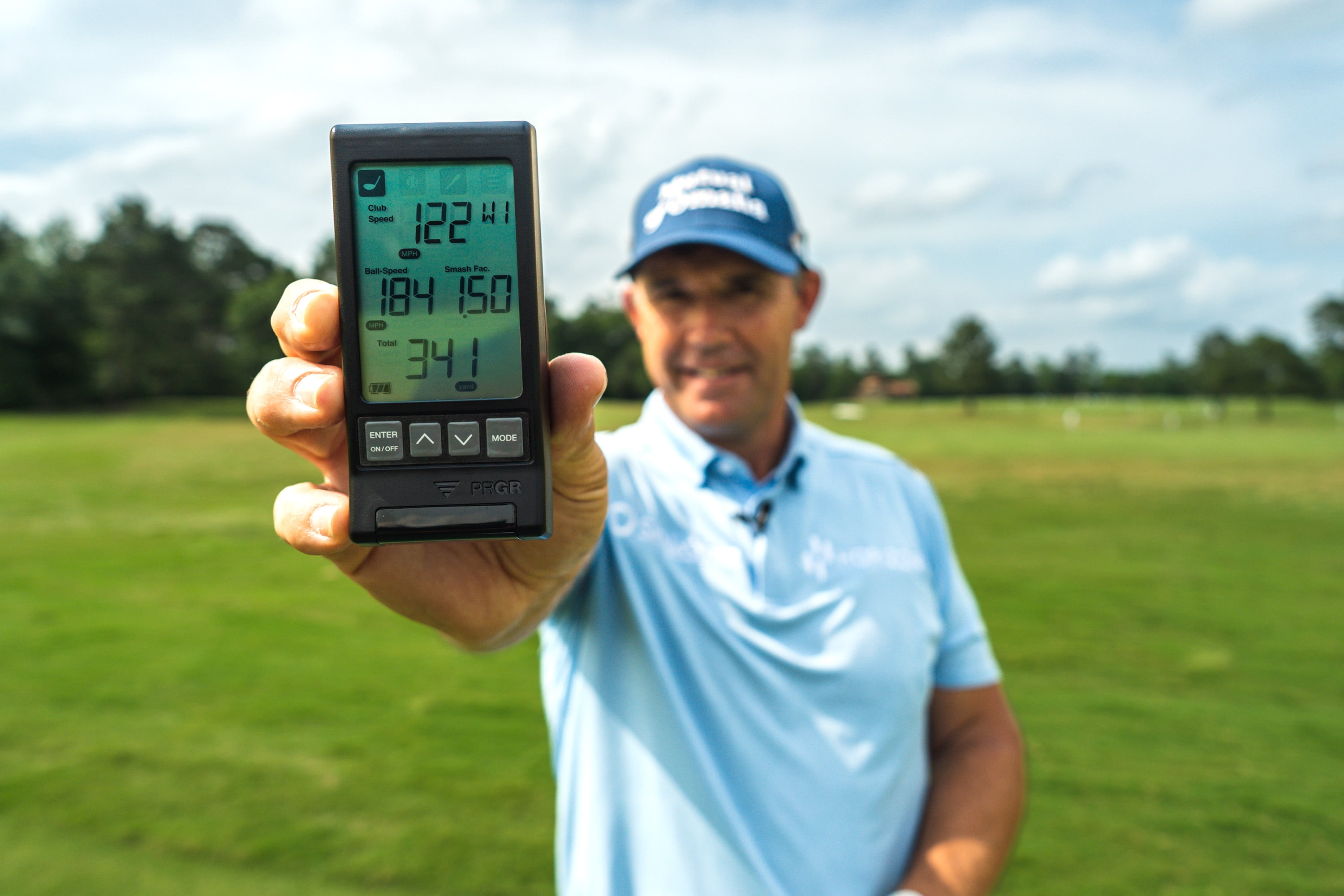 PRGR Pocket Golf Launch Monitor HS-130A (Black, 1 Unit) r1c12