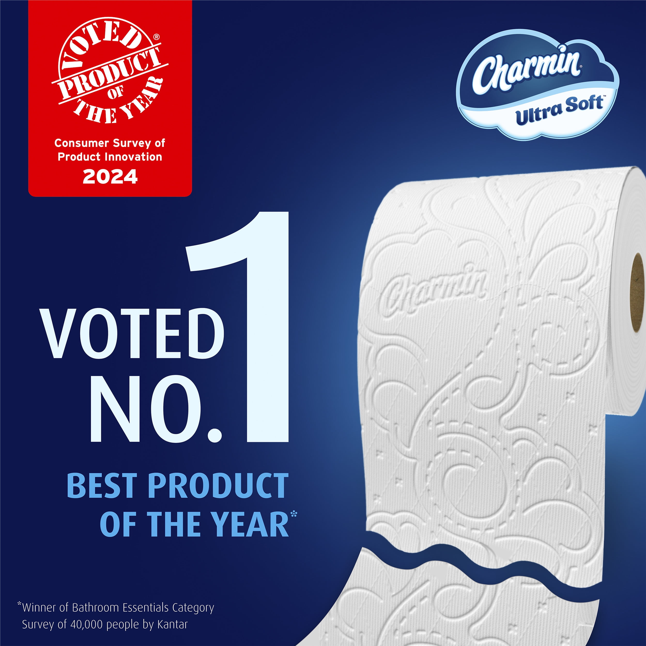 Charmin Ultra Soft Toilet Paper (12 Mega XL Rolls, 336 Sheets Per Roll) mzvmw