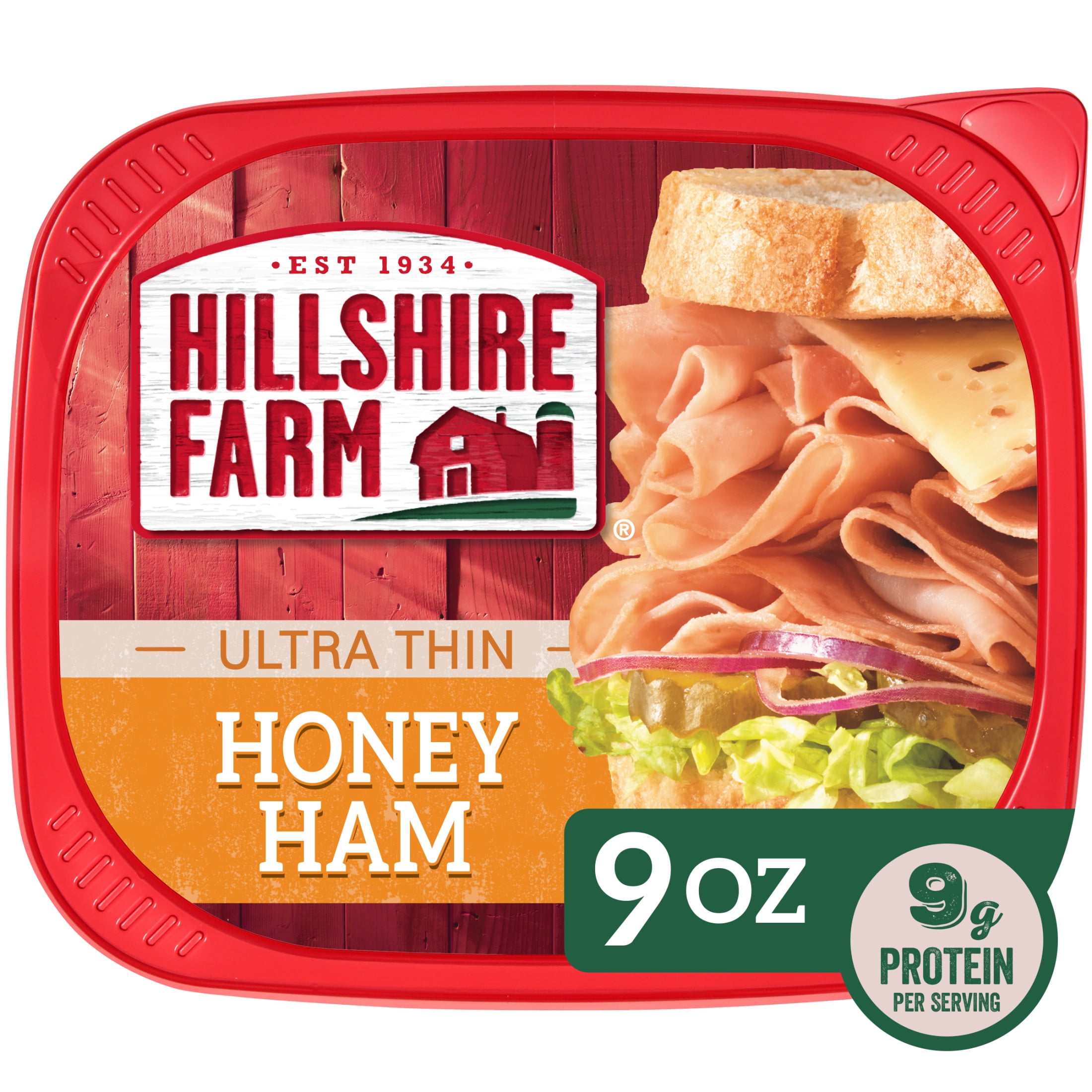 Hillshire Farm Ultra Thin Honey Ham Deli Meat (Honey, 9 oz) eldzc