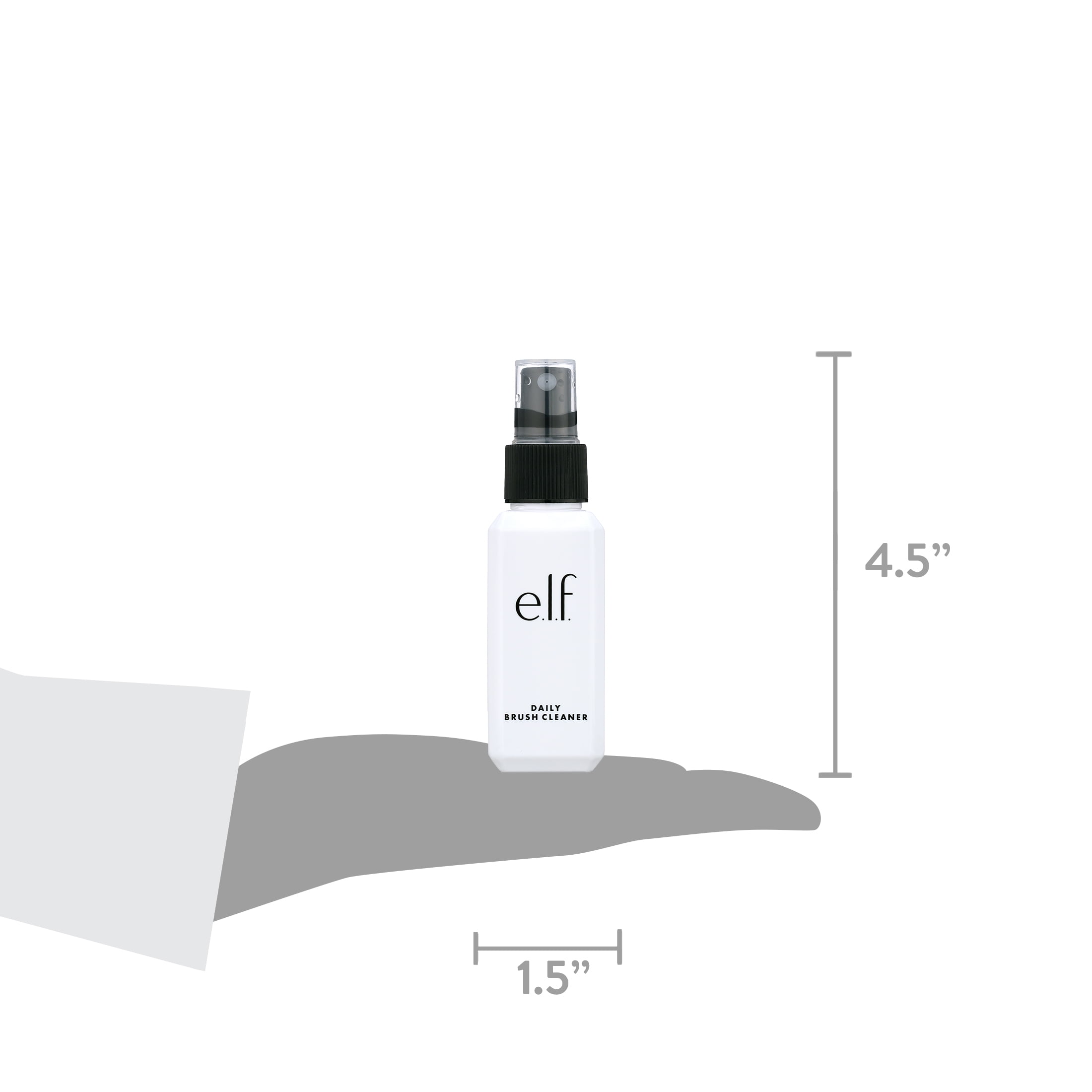 e.l.f. Cosmetics Daily Makeup Brush Cleaner, Conditioning Formula (2.02 fl oz) o7sxj