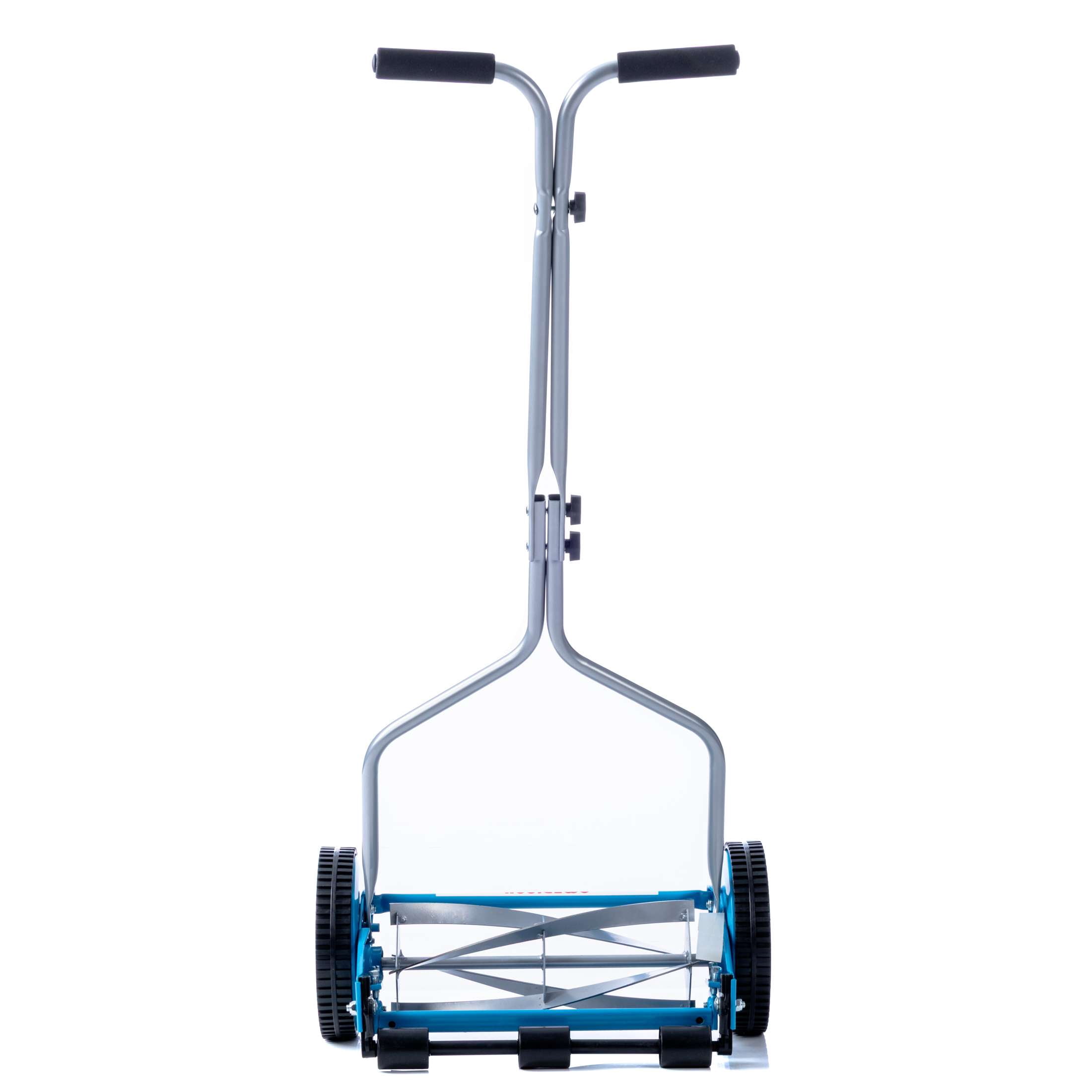 American Lawn Mower 14-Inch 4-Blade Push Reel Lawn Mower (Blue, 14 in) c3aox