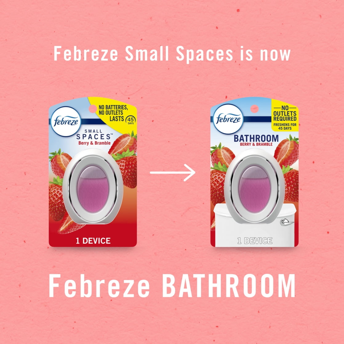 Febreze BATH Air Freshener Berry & Bramble (Berry & Bramble, 0.25 fl oz, 3 Pack) iwc6z