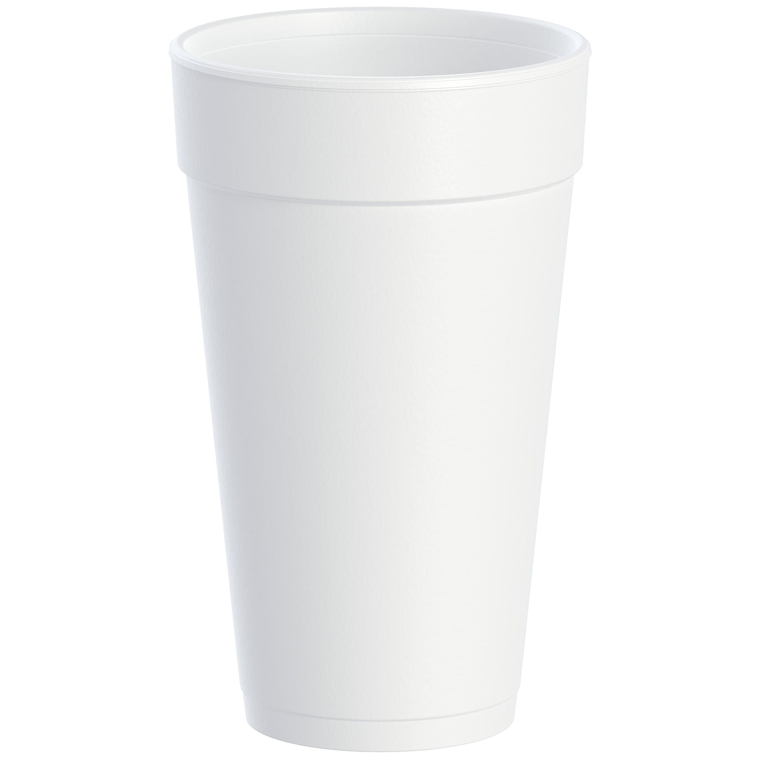 Great Value Insulated Disposable Foam Cups for Hot and Cold Beverages (White, 20 fl oz, 14 Count) pmnpy
