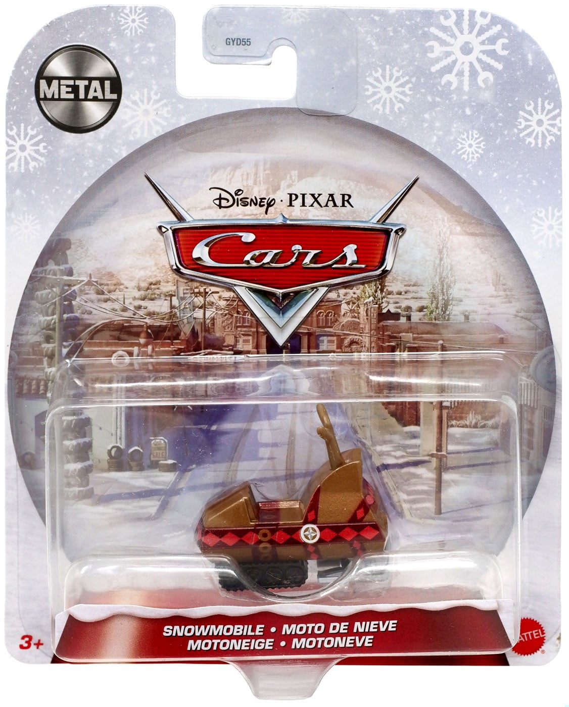 Disney Pixar Cars Snowmobile 2021 Holiday Edition Die-Cast Vehicle (1:55 Scale) 0rwdp