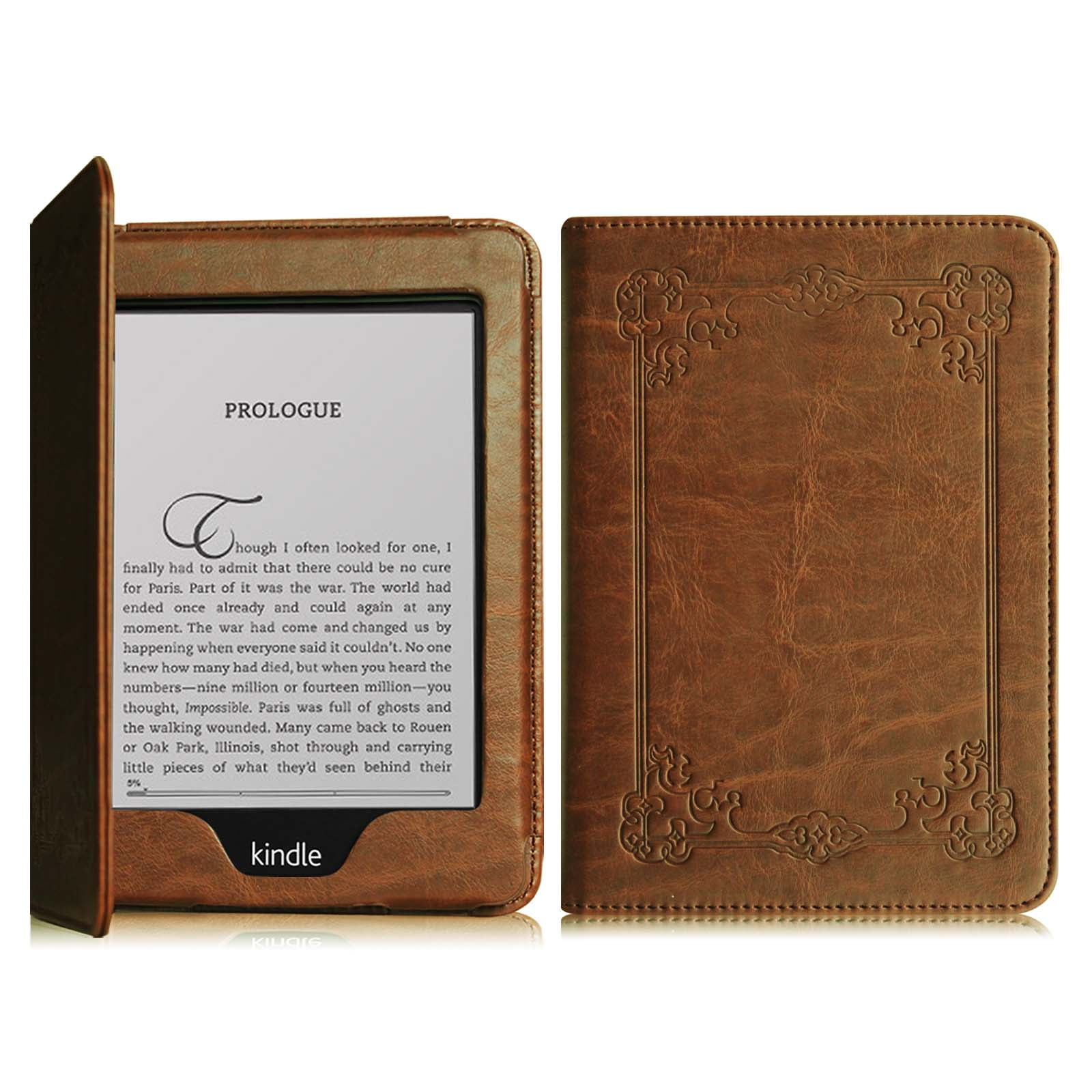 Fintie Kindle Paperwhite Folio Case (Vintage Antique Bronze, 6.8 in) h434g