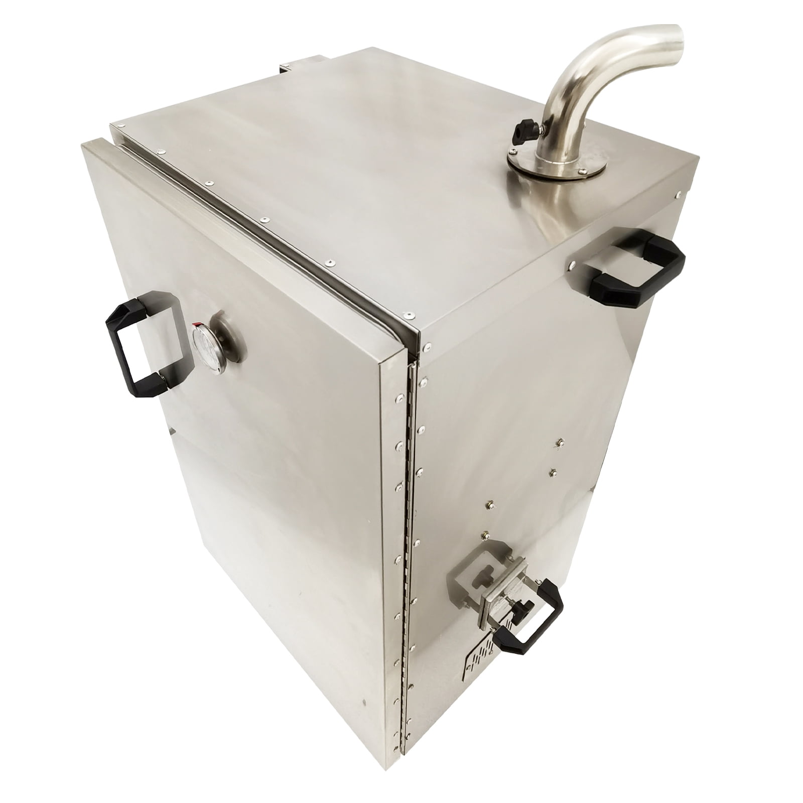 Preasion Commercial Vertical Digital Electric BBQ Meat Smoker for Beef and Sausage (Silver, 5 Racks) c2y4f
