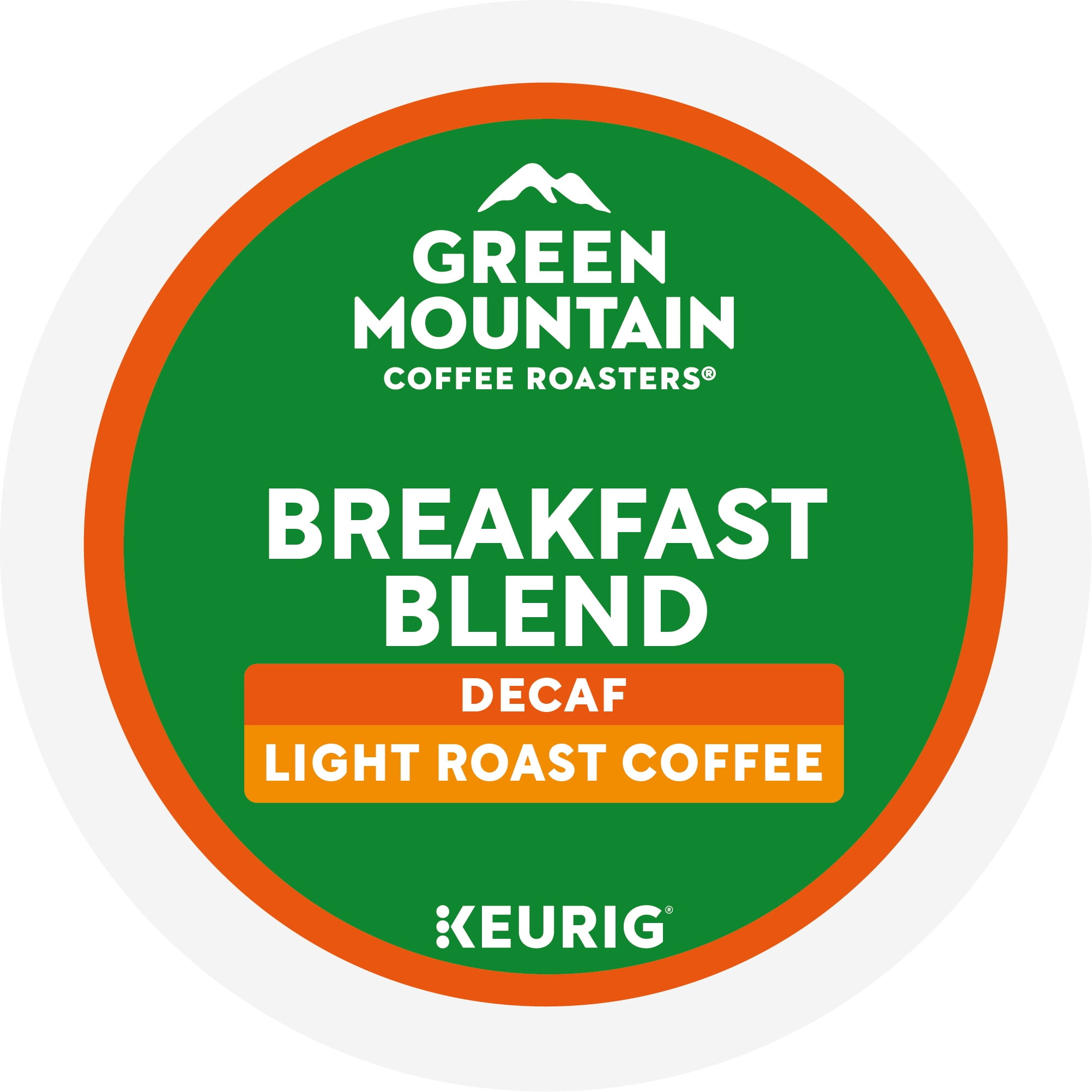 Green Mountain Coffee Roasters Decaf Breakfast Blend Light Roast Coffee Pods (24 Count) xdi2k