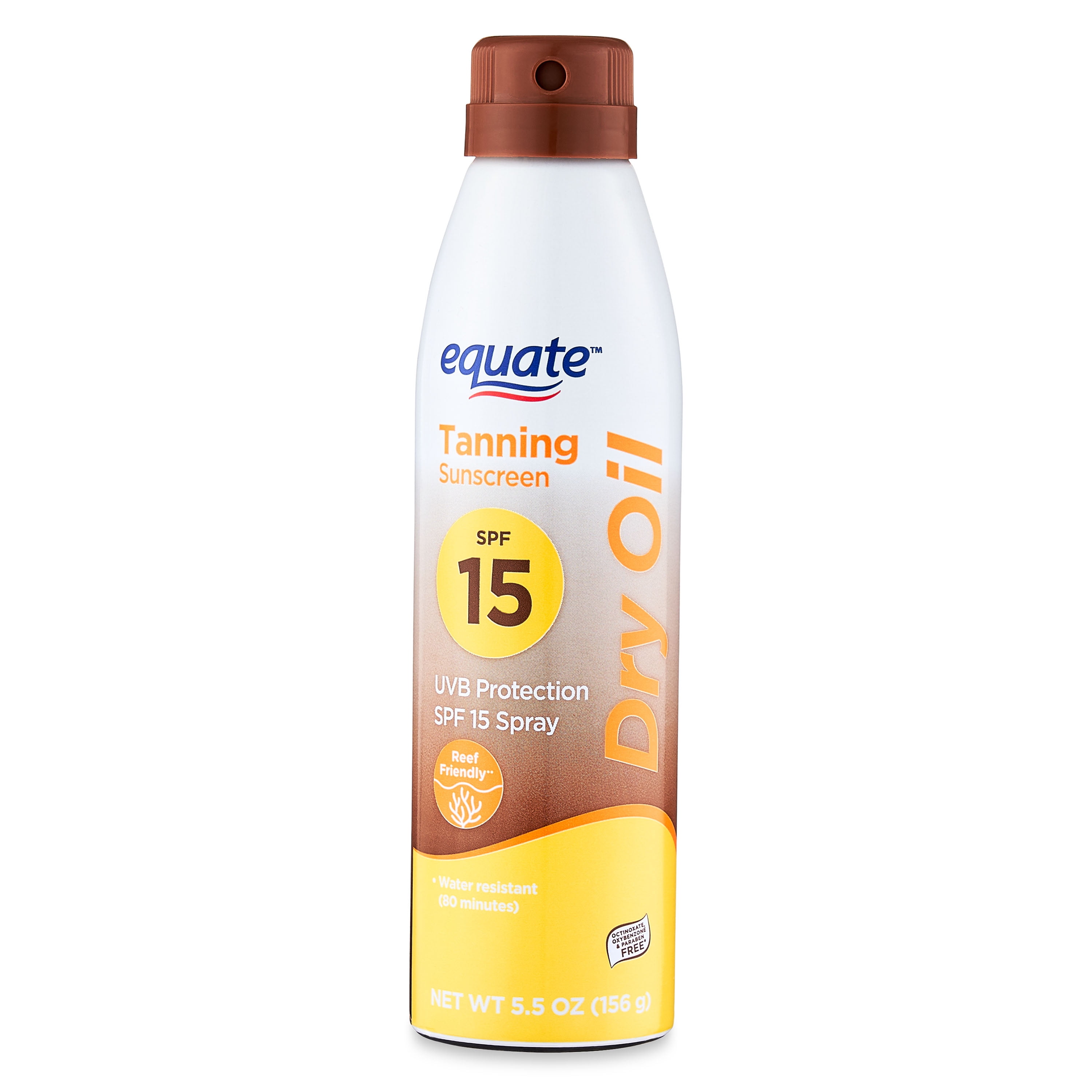 Equate Dark Tanning Oil SPF 15 Sunscreen Spray (5.5 oz) 6q801