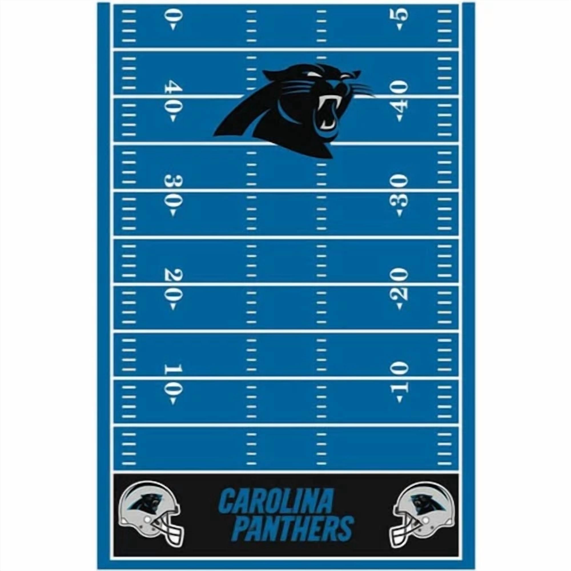 VAULT Carolina Panthers NFL Football Party Tablecover (Team Logo, 54 in x 108 in) mcw65