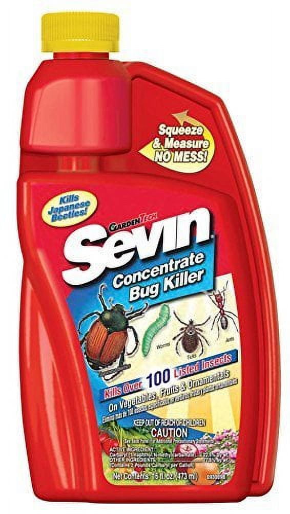 Sevin Insect Killer Concentrate for Lawns and Gardens (16 oz) lkigp