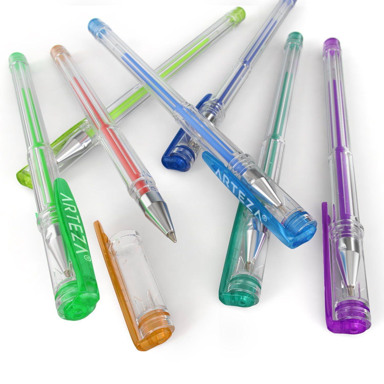 Arteza Gel Ink Pens Set, Smooth Flowing Professional Drawing and Journaling Pens (Assorted Colors, 60 Pack) 7dysj
