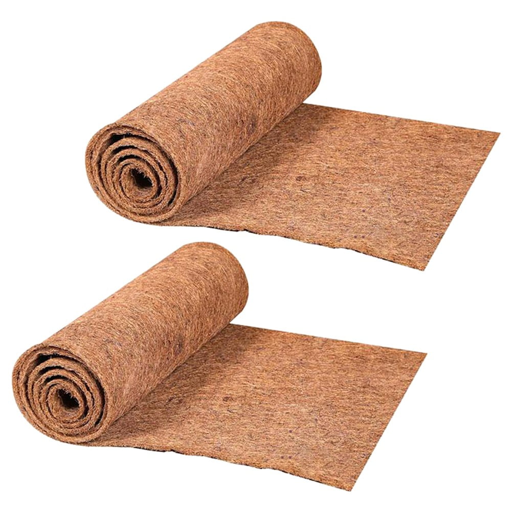 SPRING Coconut Coir Plant Mat, Thermal Insulation and Breathable Garden Liner (Natural, 10 in x 39 in) rbvkv