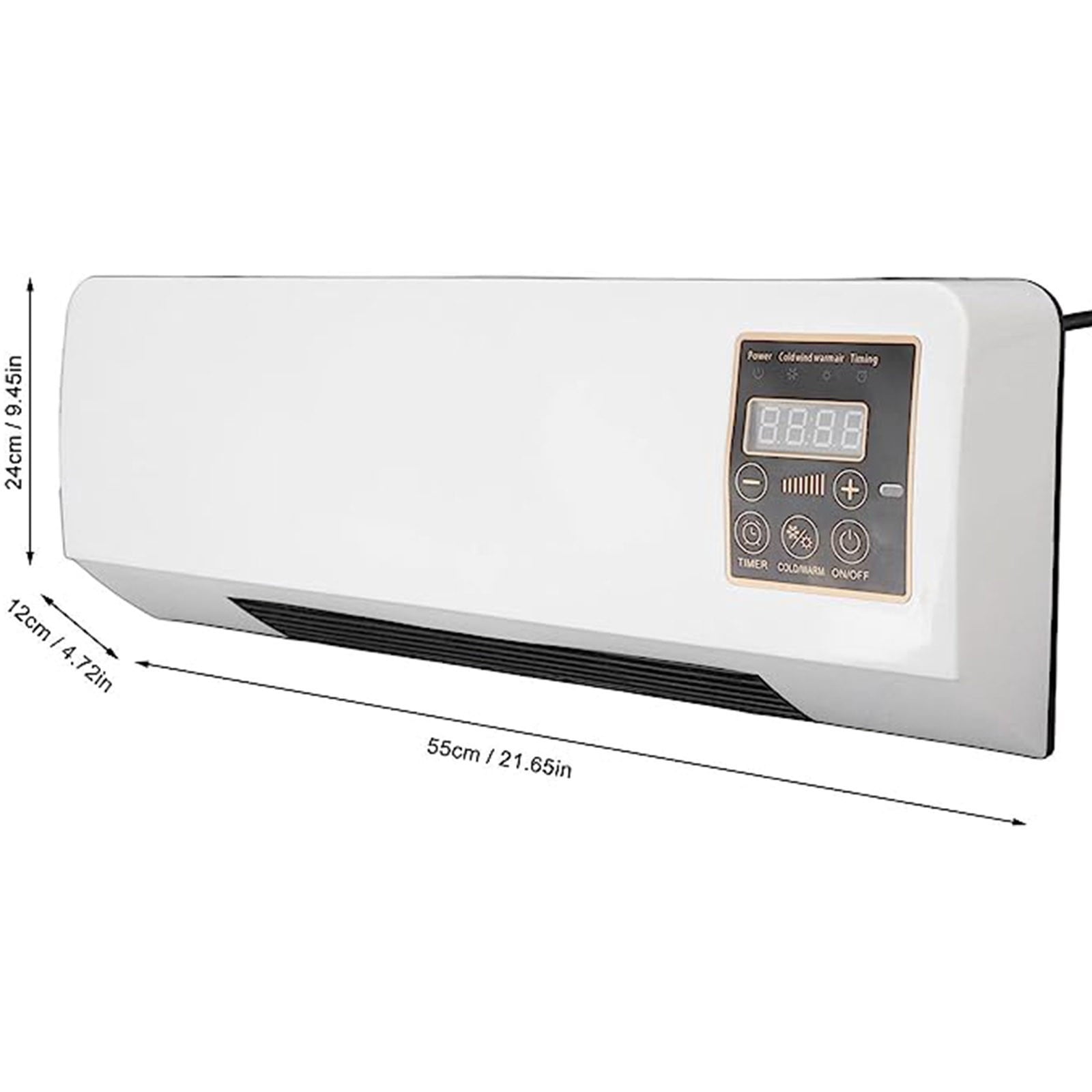 CVLNCYCLING 15000 BTU Smart Window Air Conditioner and Heater (White, 450 Sq. Ft.) wg7x6