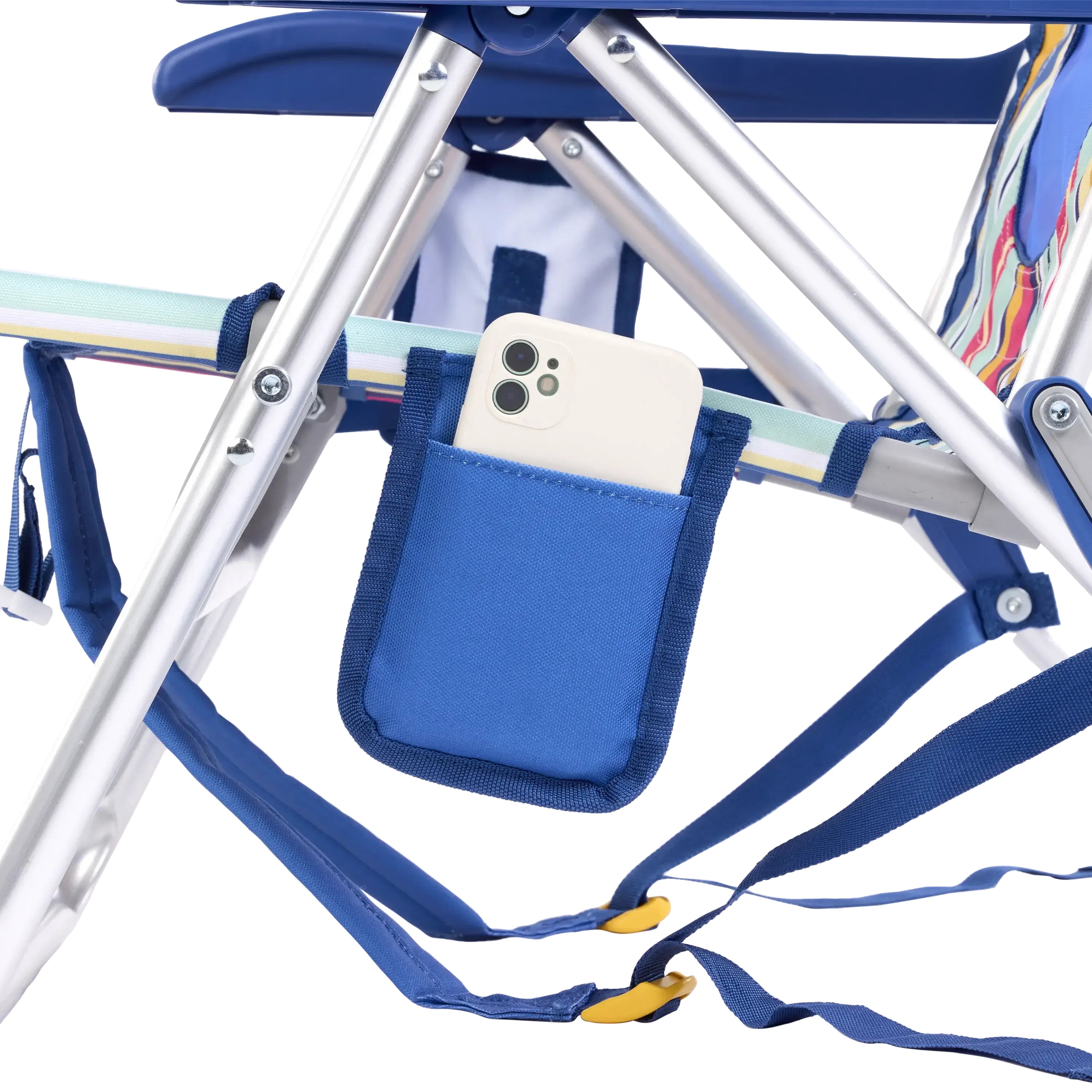 GCI Outdoor Backpack Beach Chair, Lightweight Low Profile Reclining Chair with Padded Straps (Multistripe, 8.6 lb) 3o2lz