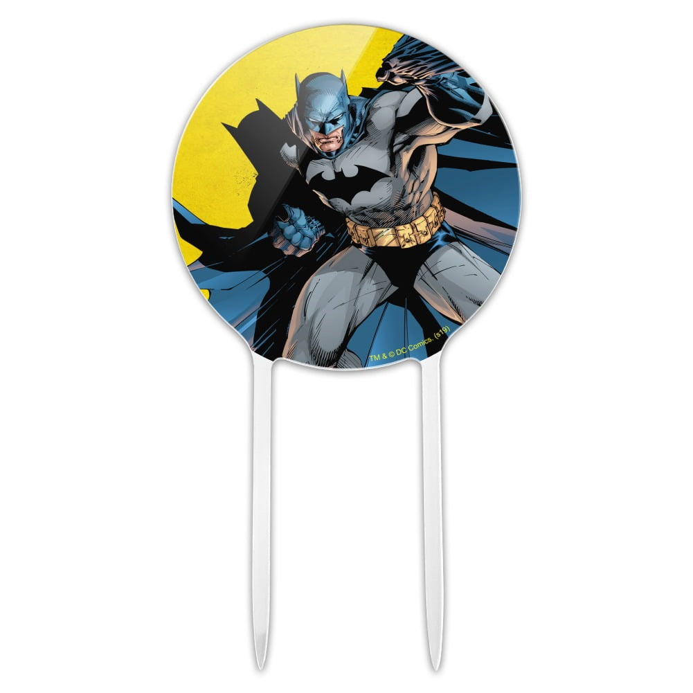 Graphics and More Batman Character Cake Topper for Birthday Wedding Graduation (Black, 7.25 in) zvrgq