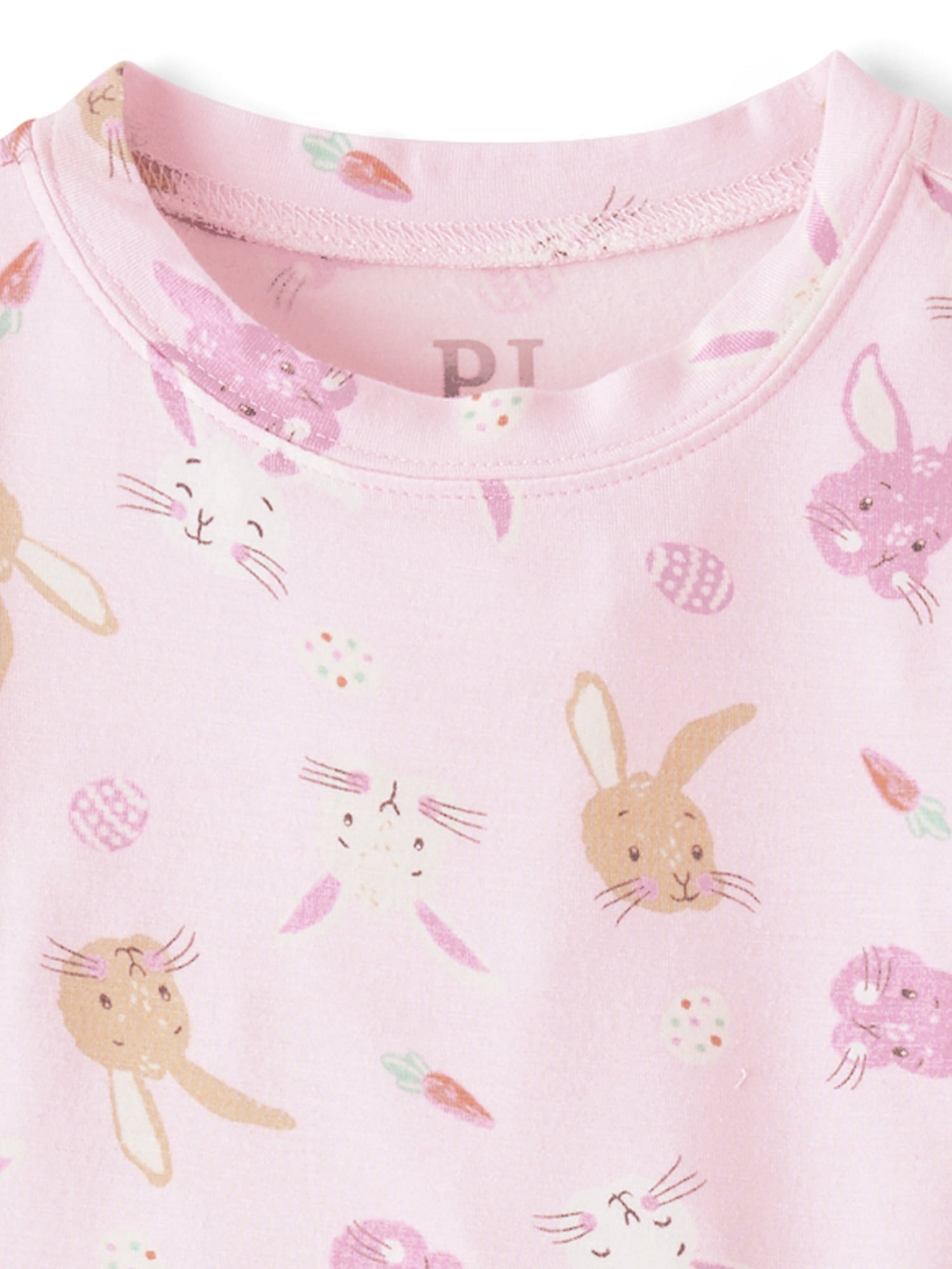 The Children's Place Girls Short Sleeve Easter Print Snug Fit Pajama Set (Multi, 4-16) nhamt