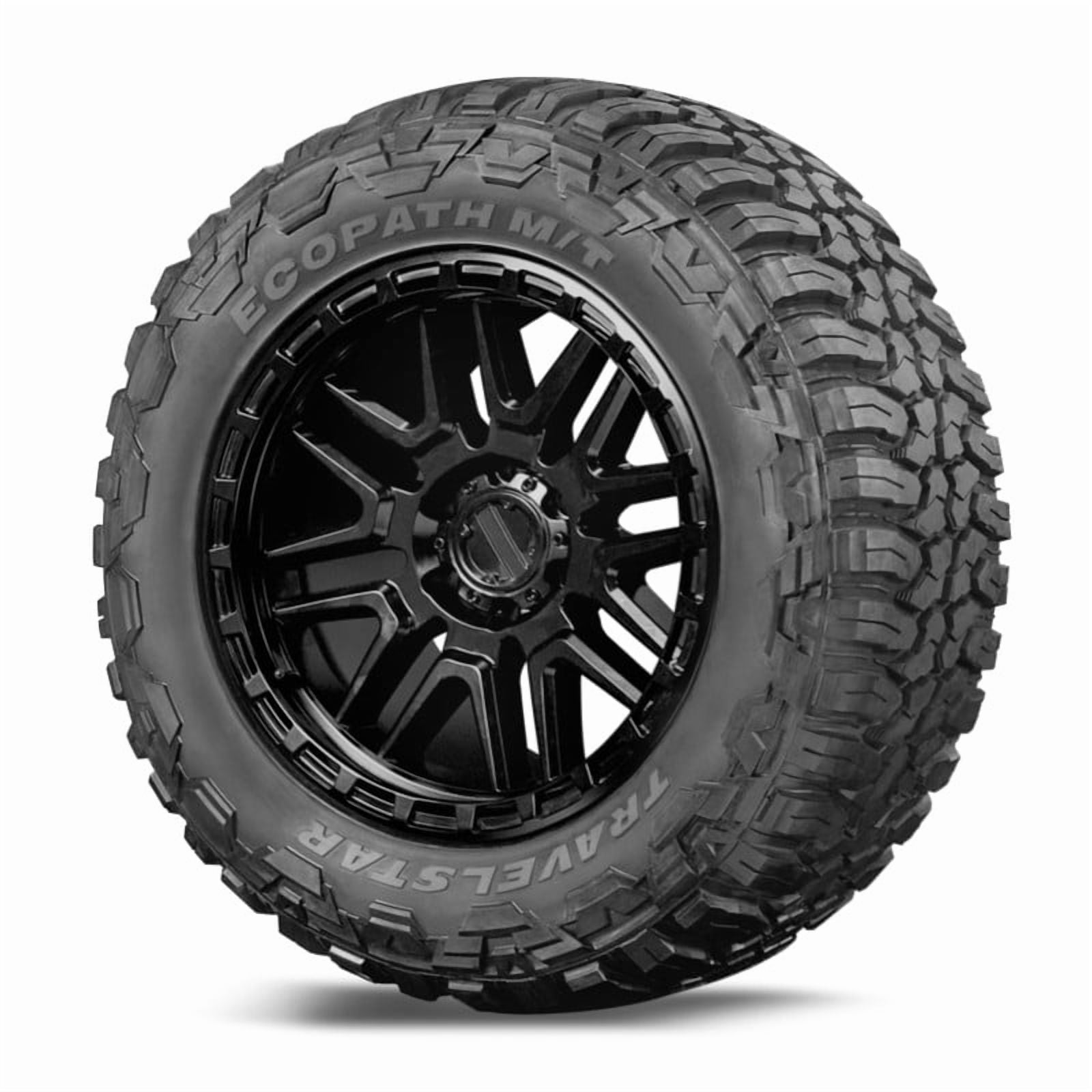 Travelstar EcoPath M/T Mud Terrain Tire for SUV and Light Truck (33x12.50R20, 12 PR, Load Range F) pkv3w