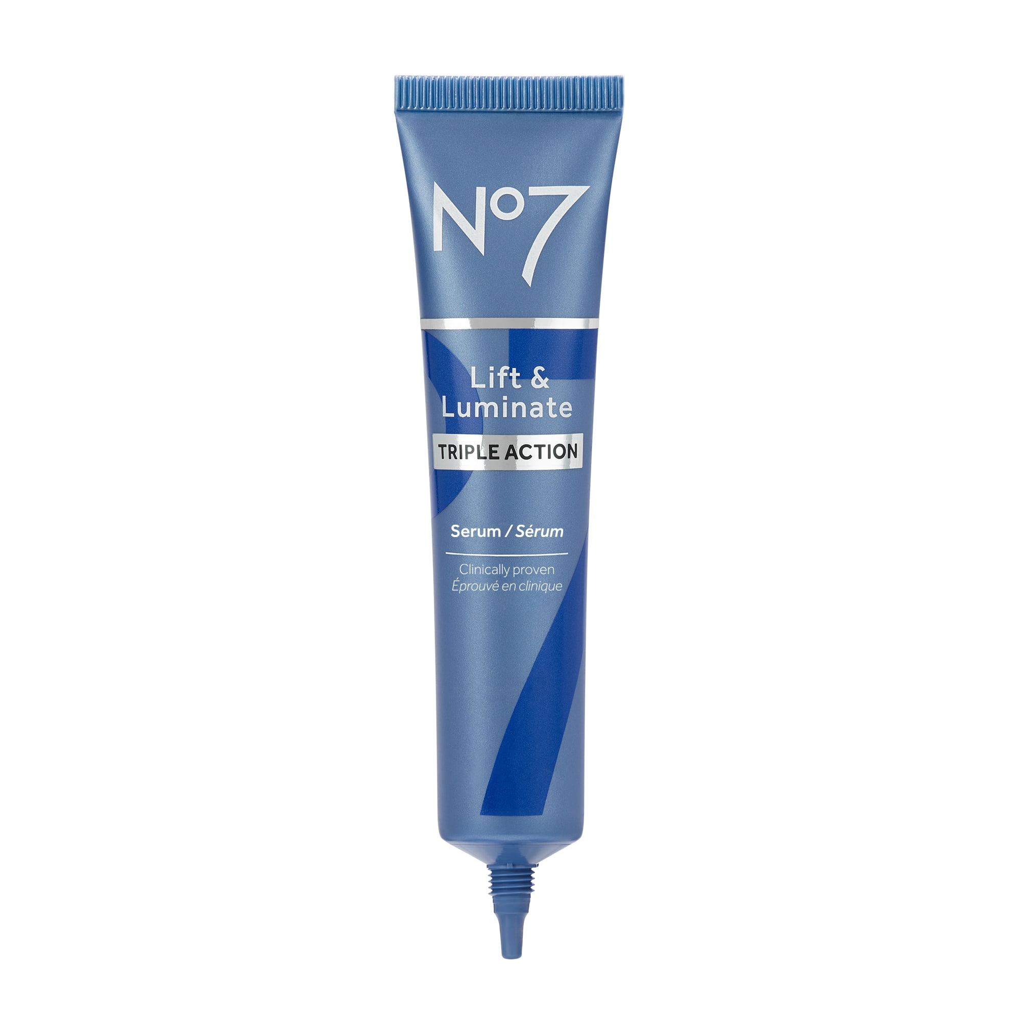 No7 Lift & Luminate Triple Action Face Serum with Collagen Peptides for Radiant Skin (1 oz) updot