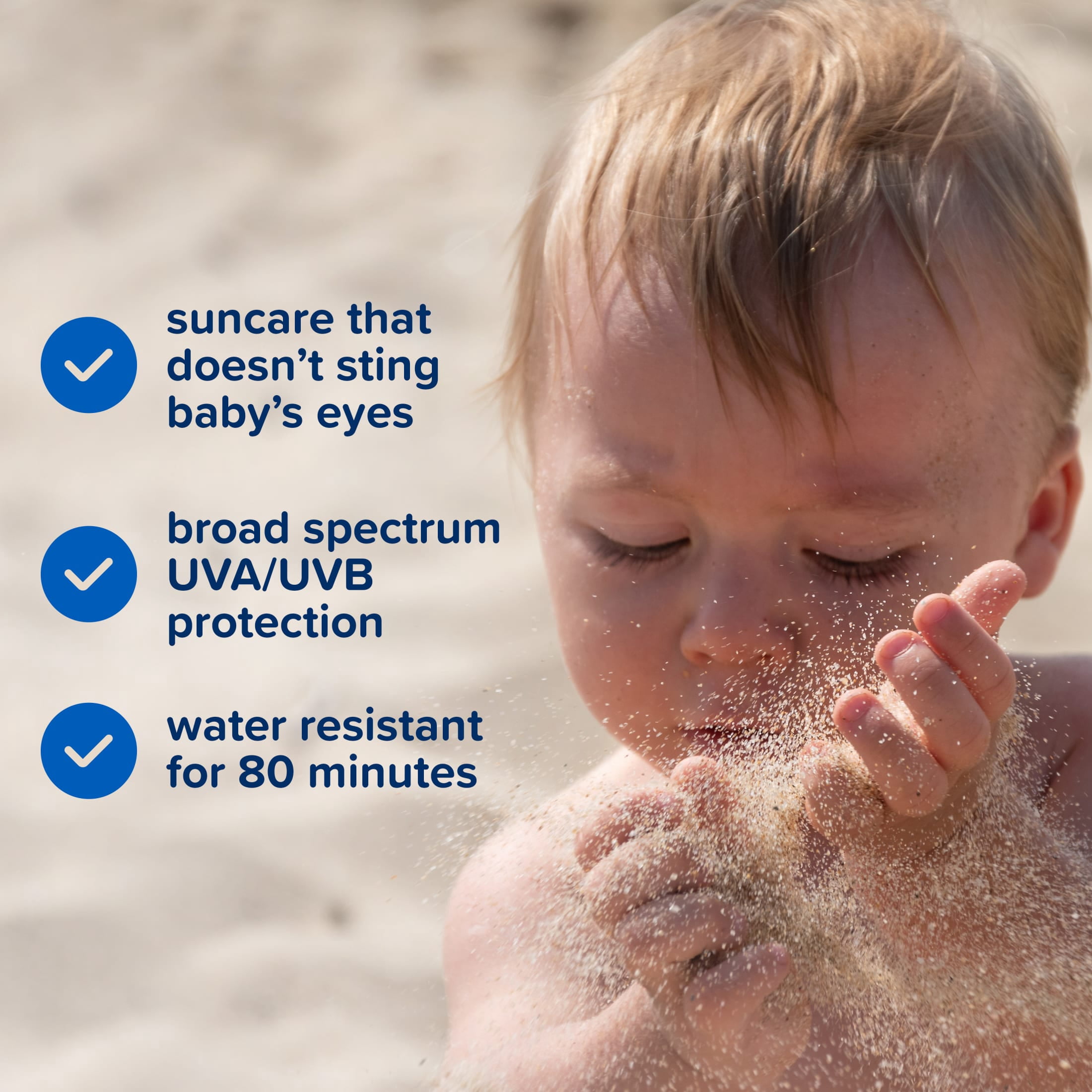 Johnson's Baby Mineral Sunscreen Stick, Broad Spectrum SPF 50, Water Resistant (0.47 oz) bytz2
