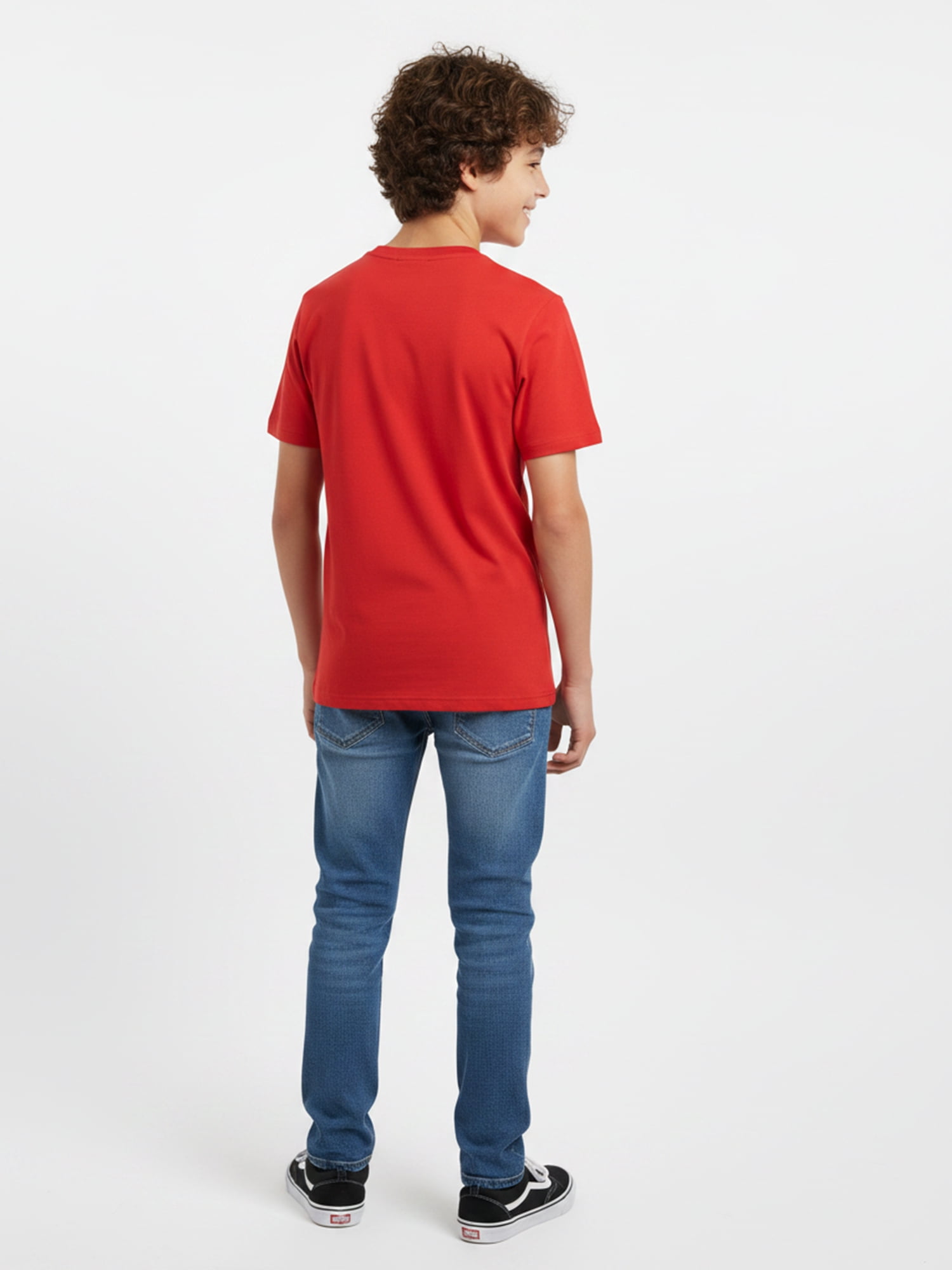 Toyota Boys' Supra Graphic Tee Short Sleeve Crewneck Shirt (Red, Size 4-18) hd76u