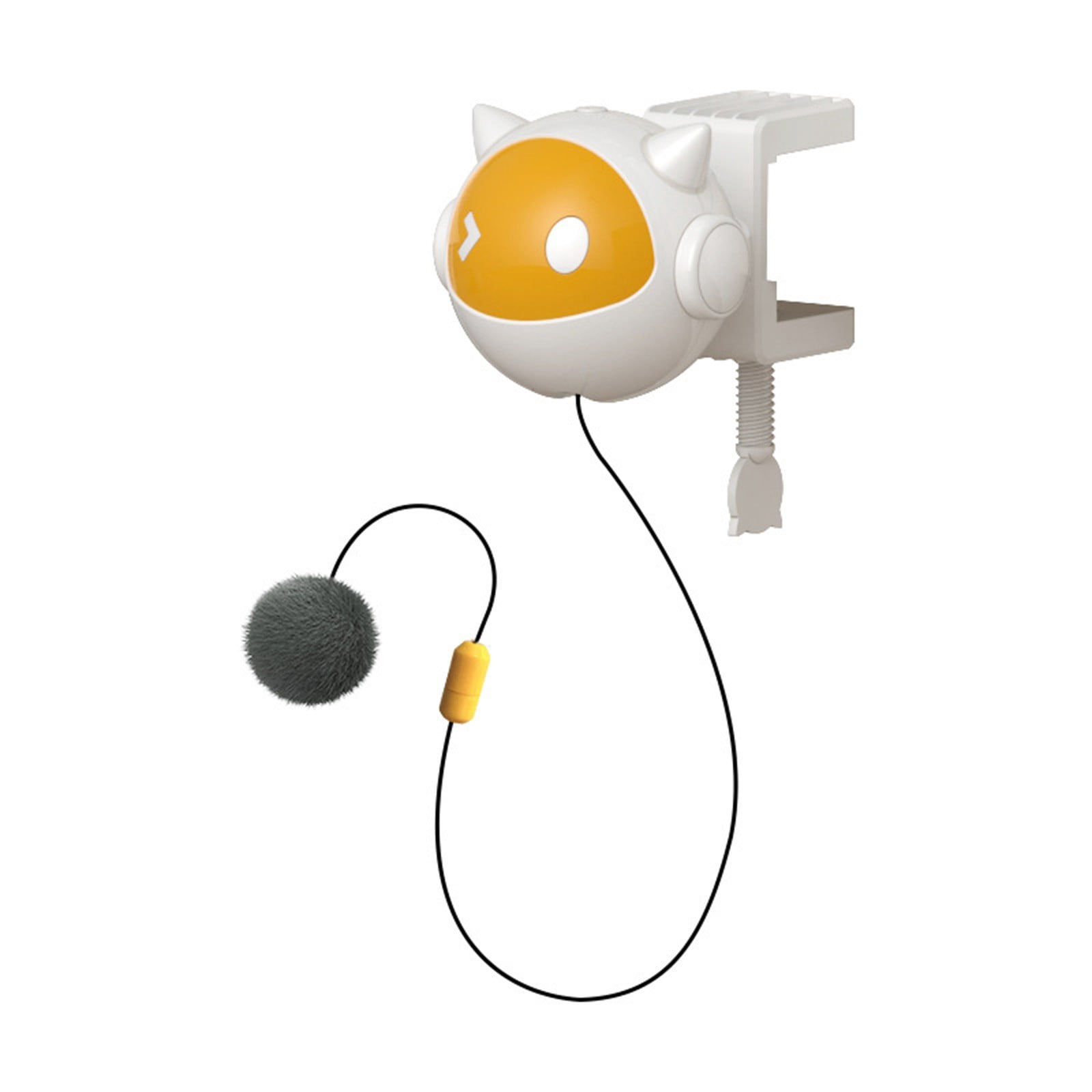 Conbo Automatic Interactive Cat Toy Electric Motion Activated Rolling Ball (Orange, 3.15 x 2.56 x 2.56 in) d6cm1