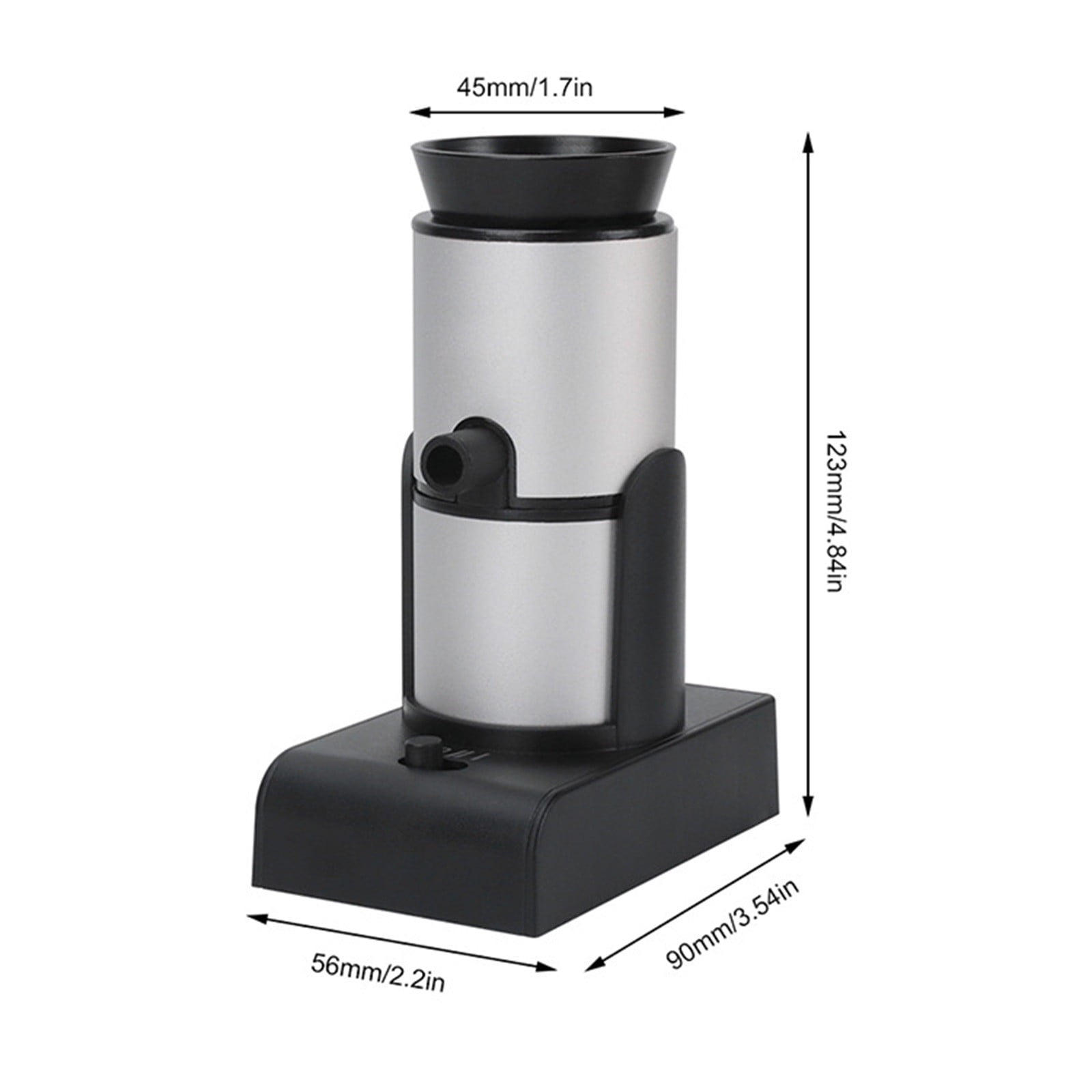VALSEEL Portable Food Smoker Kit with Torch and 4 Wood Chip Flavors (Silver, 1 Pack) f9lix