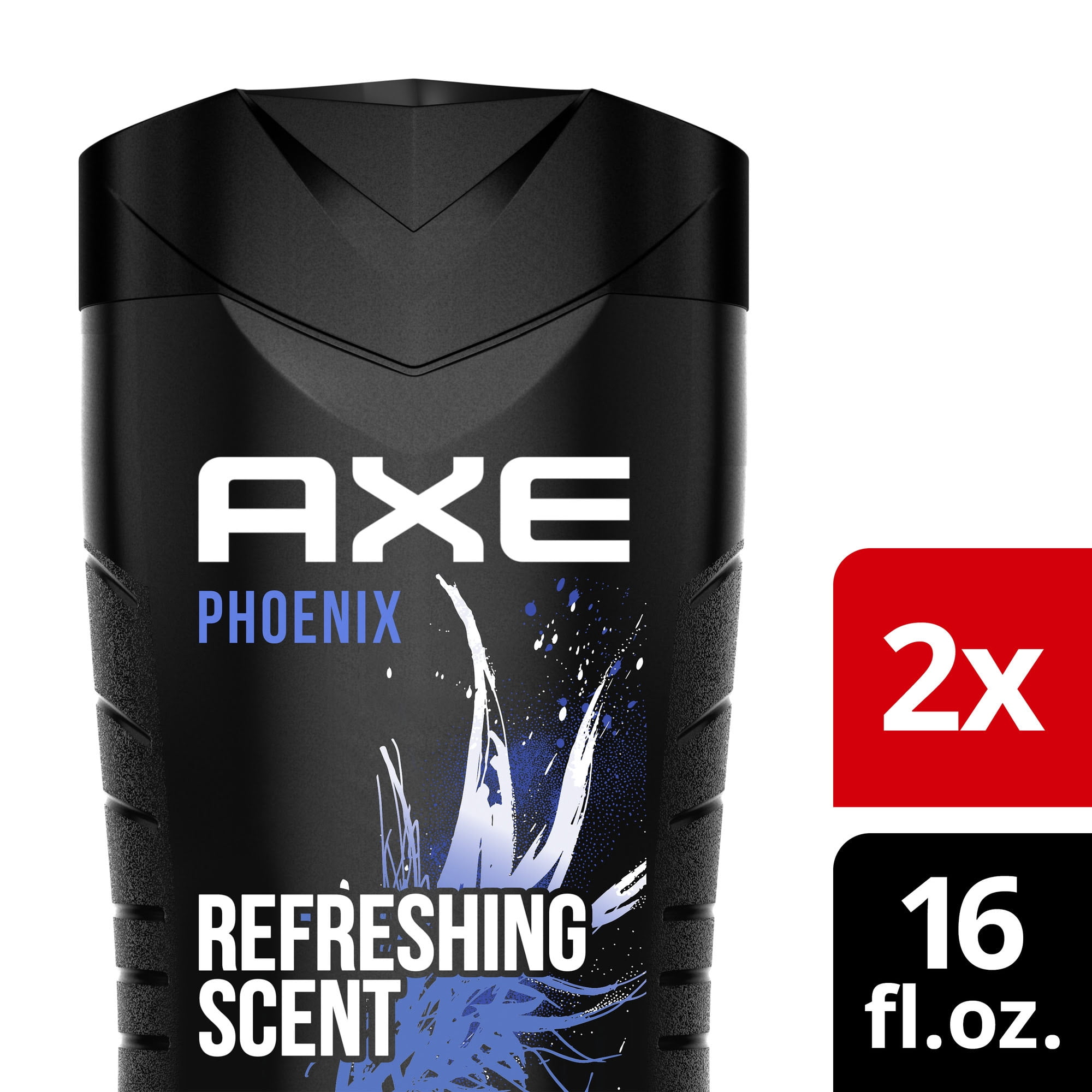 AXE Phoenix Refreshing Men's Body Wash, Crushed Mint and Rosemary Scent, Long-Lasting Freshness (16 fl oz, 2 Pack) 155es