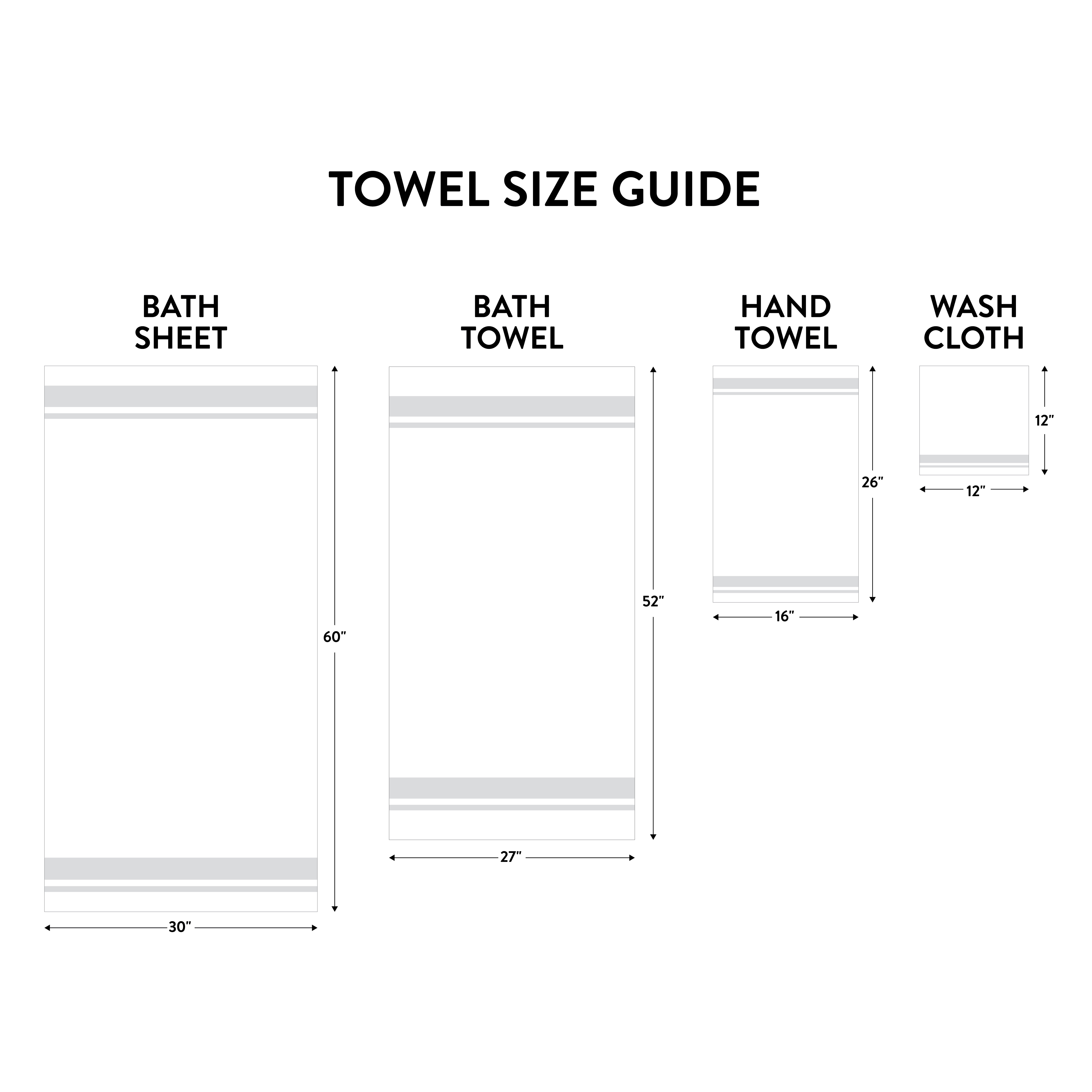 Mainstays Basic Bath Towel, Soft Cotton Highly Absorbent Bathroom Essentials (White, 8 Pack, 27 in x 52 in) nhtzx