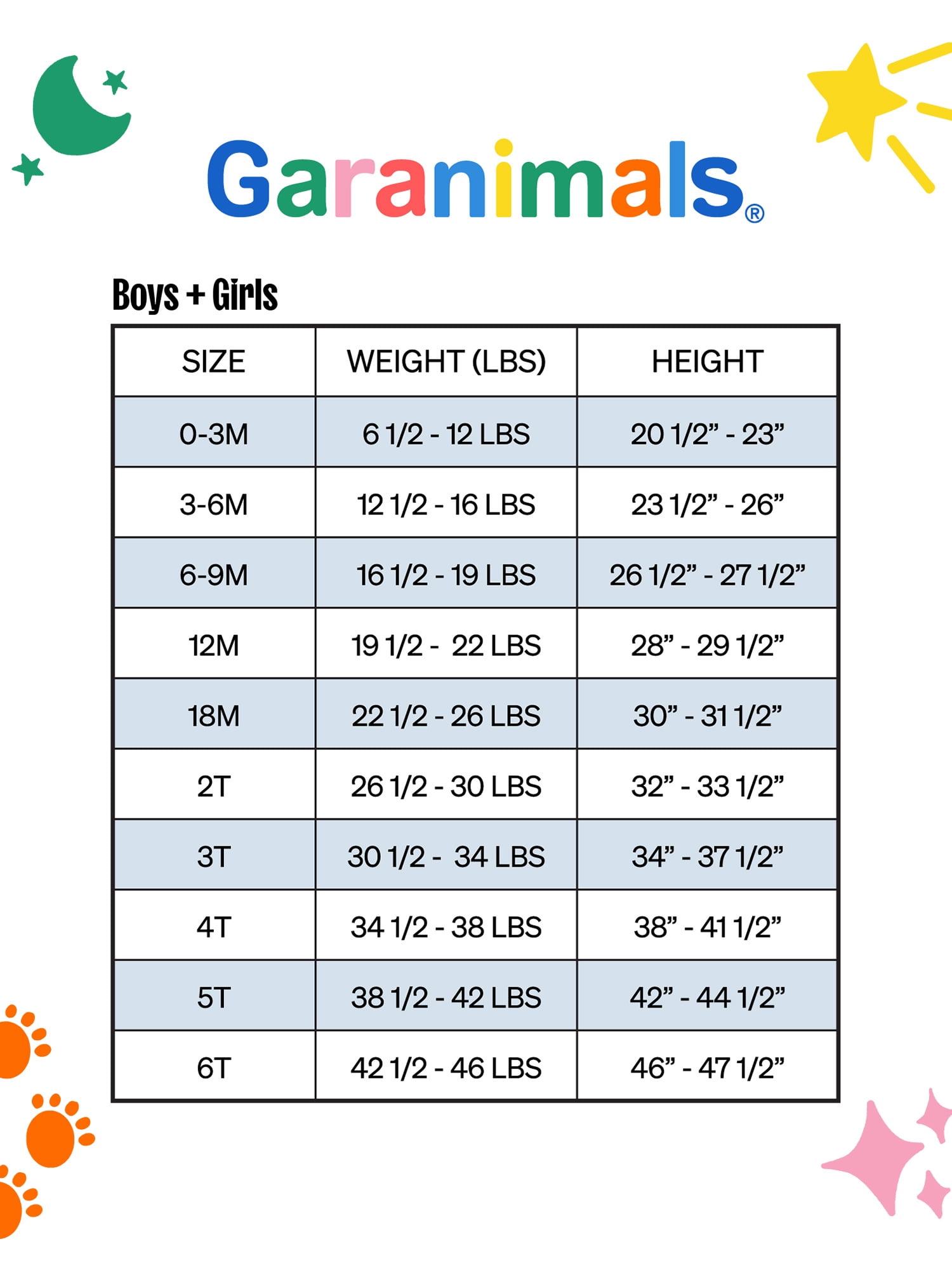 Garanimals Baby & Toddler Girl 6-Piece Mix and Match Outfit Set (Orange, 0-6T) latt1