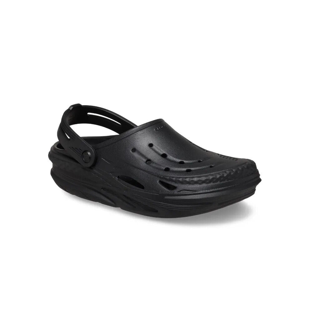 Crocs Men's Off Grid Clog Lightweight Molded Slip-on Footwear (Black, 10 US Men) zrk9h
