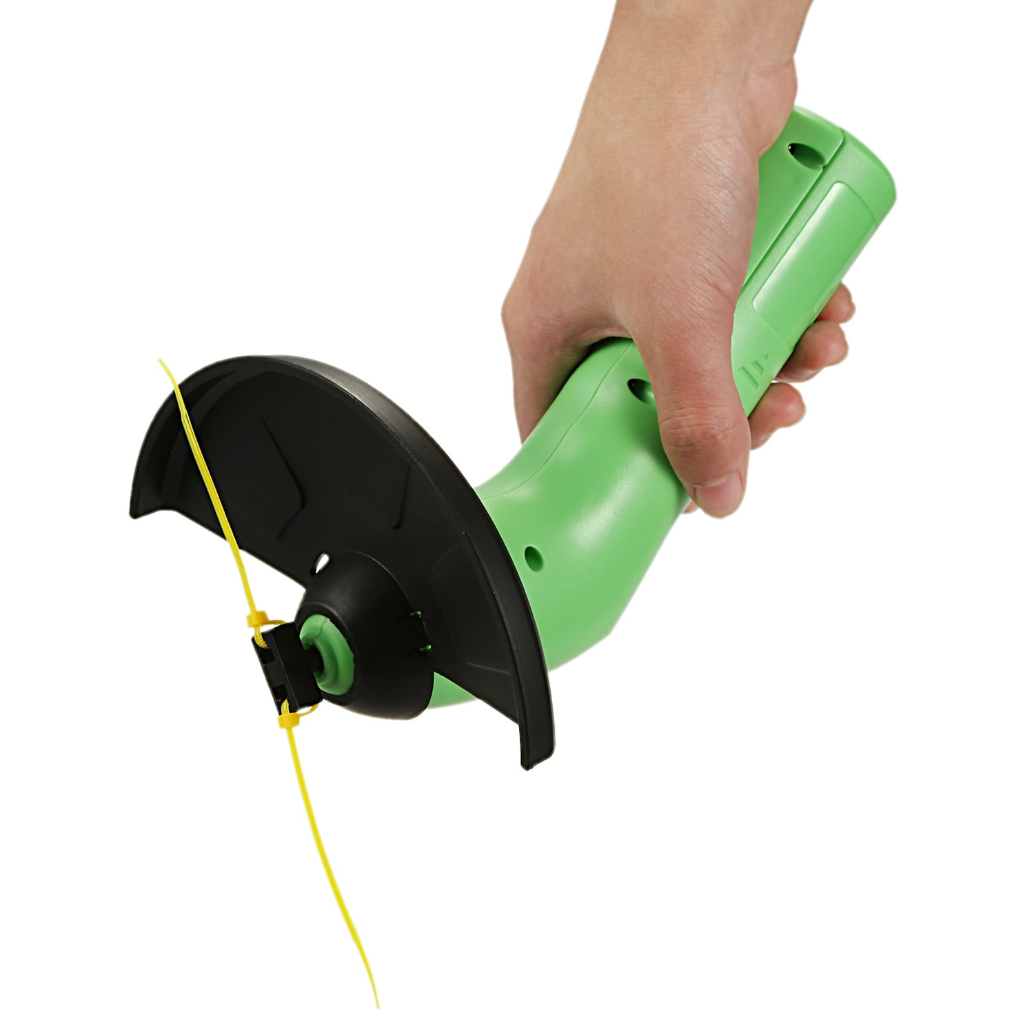 Generic Grass Trimmer Cordless Lawn Edger Tool with Telescopic Handle (Green, 1 Pack) 7hf3n